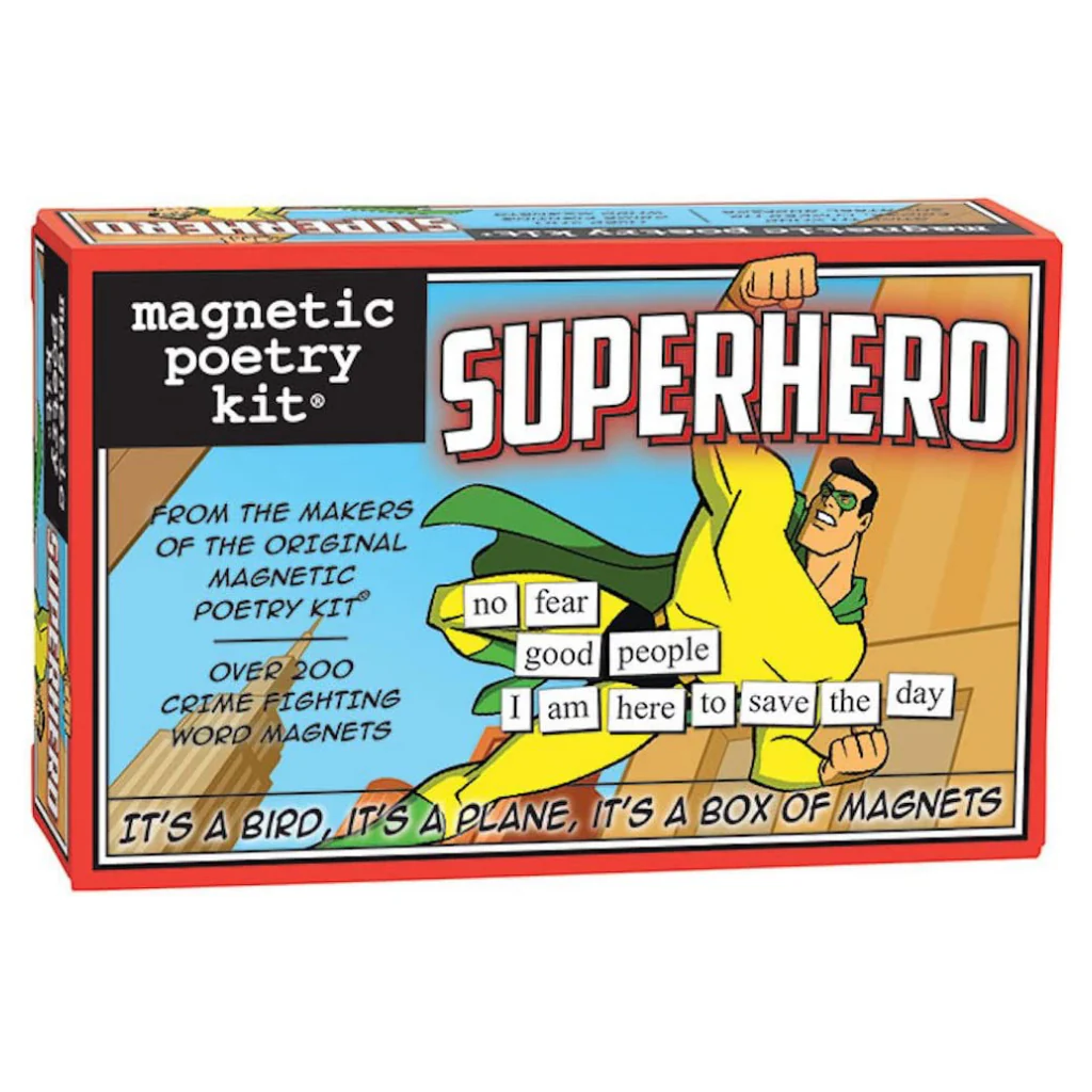 Magnetic Poetry Superhero