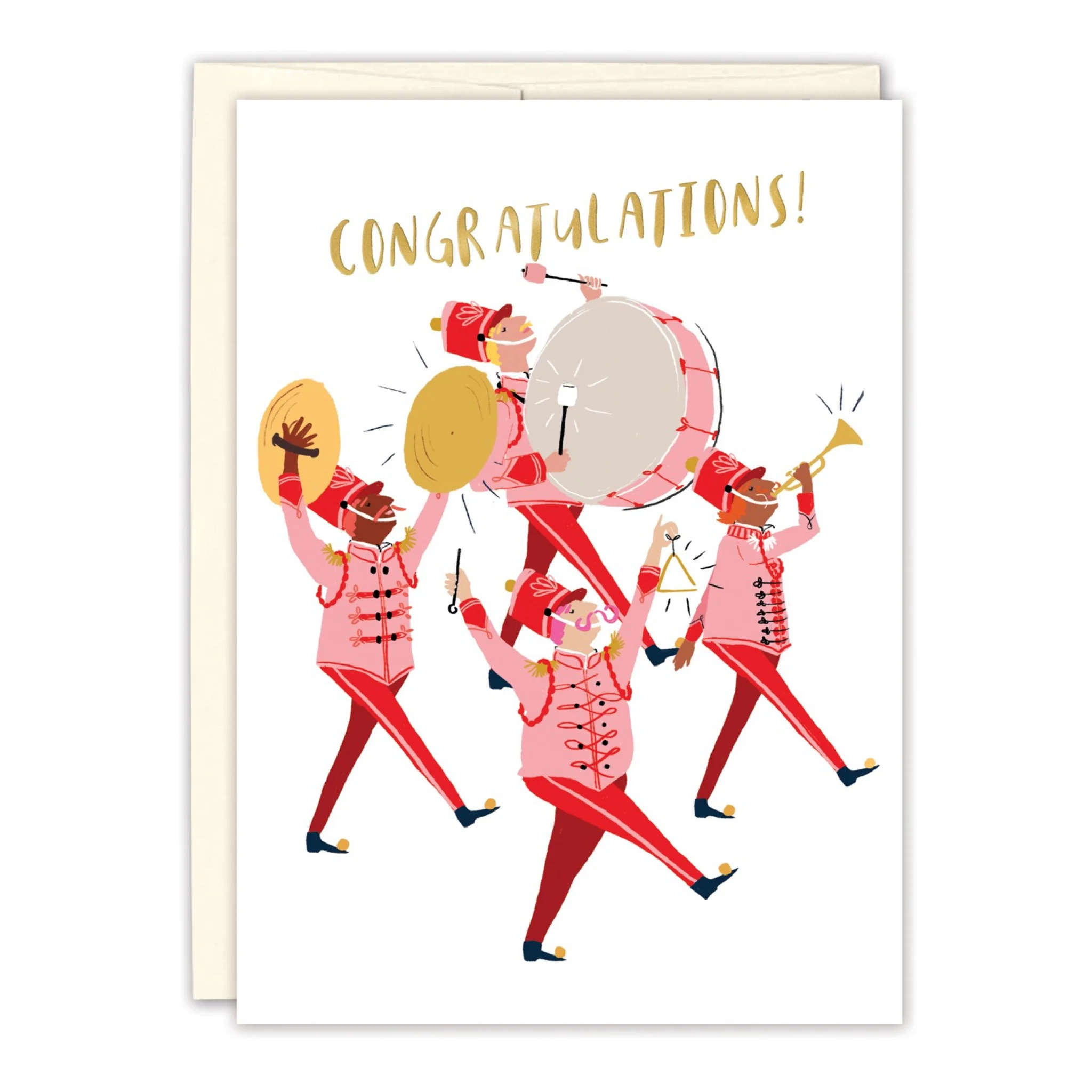 Marching Band Congratulations Card