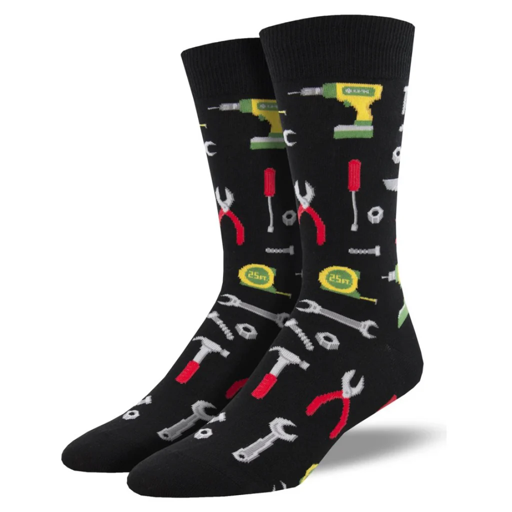 Men's All Fixed Socks Black