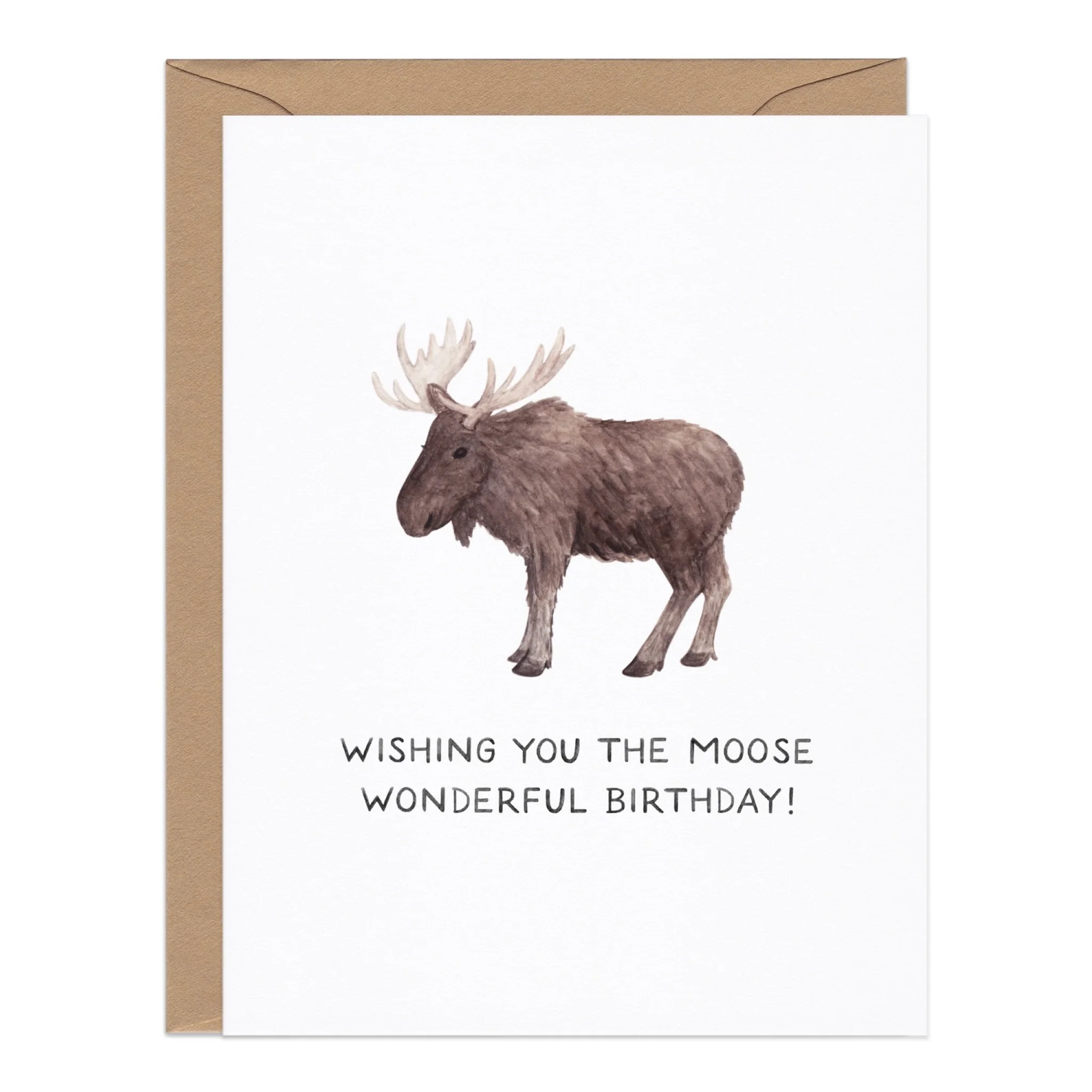 Moose Wonderful Birthday Card