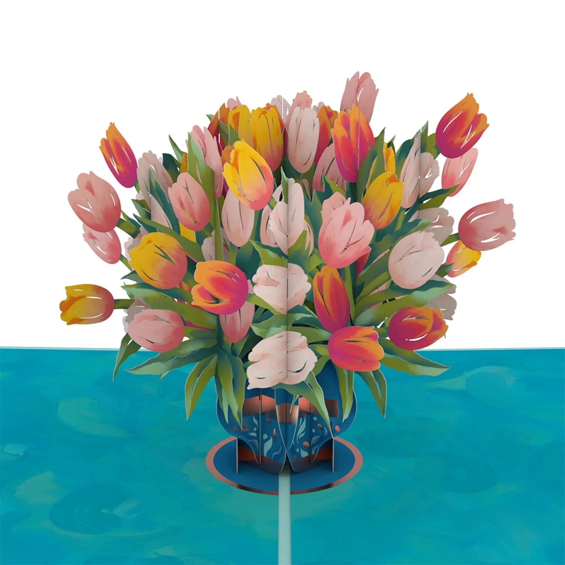 Mother's Day Tulips 3D Pop Up Card