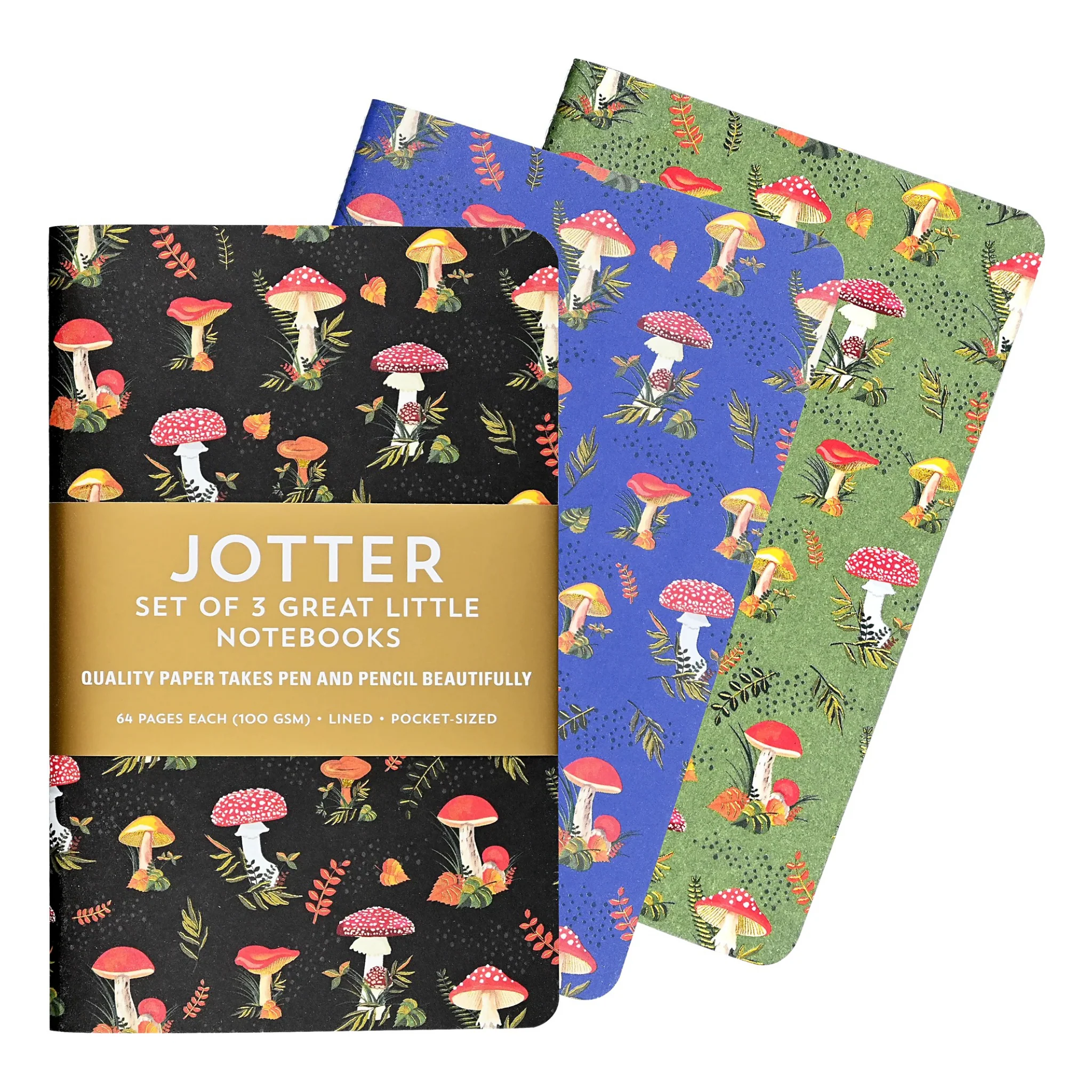 Mushrooms Jotter Notebooks