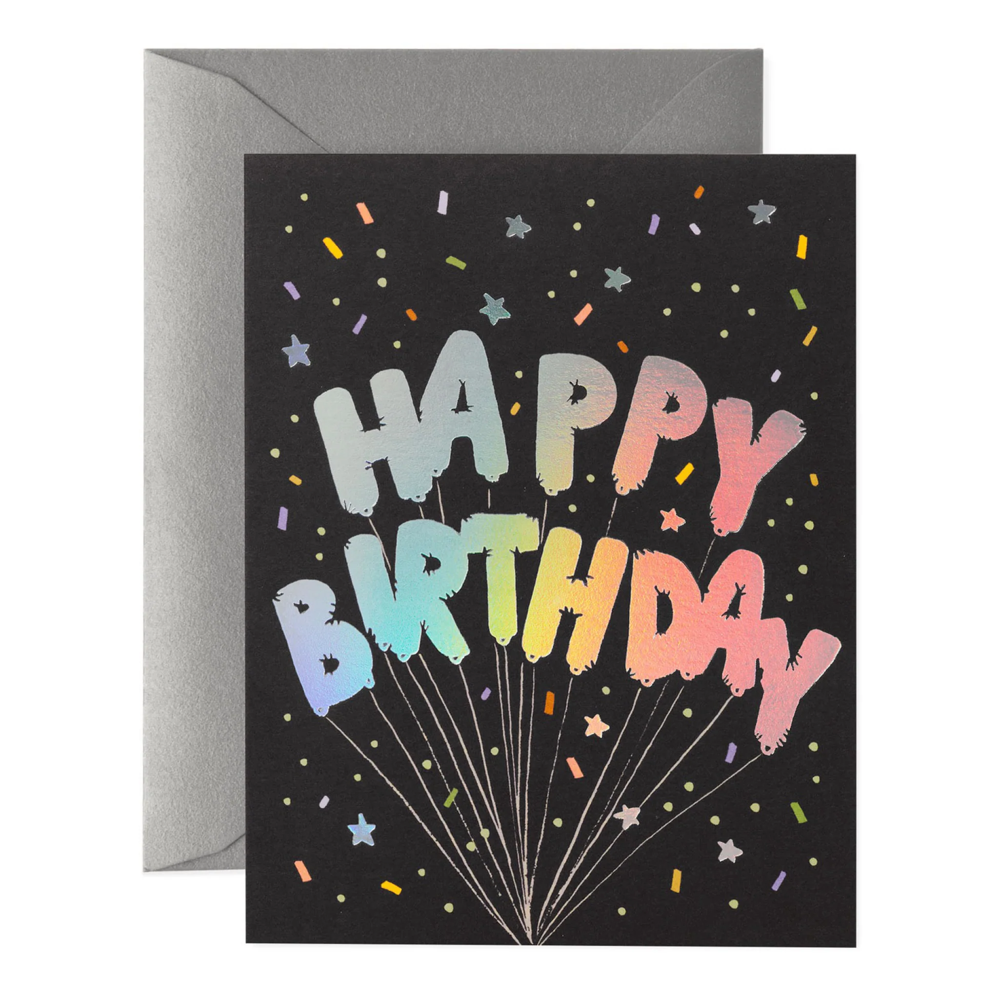 Mylar Birthday Balloons Card