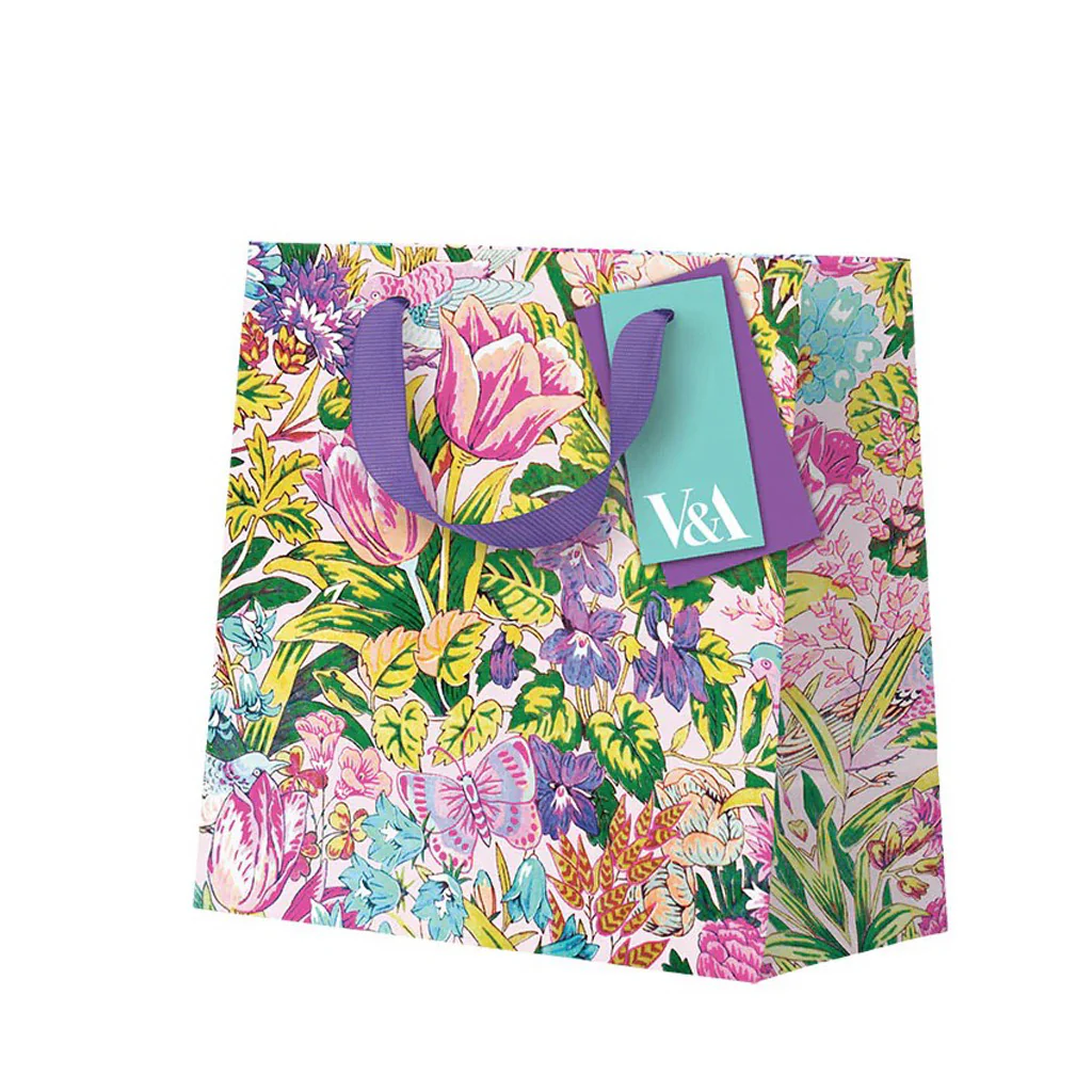 Neon Floral Mini Tulip Gift Bag