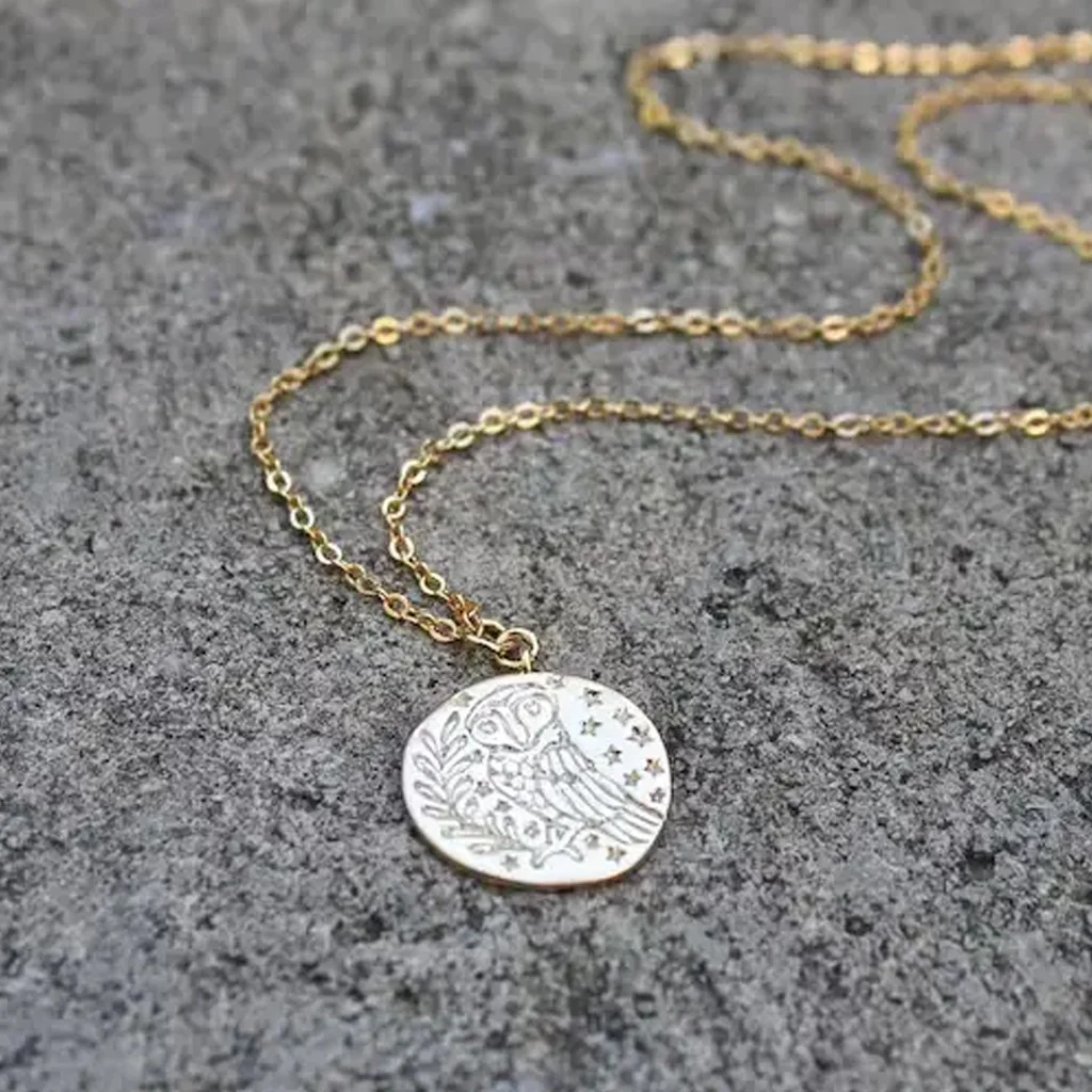 Owl Pendant Necklace - Image 3
