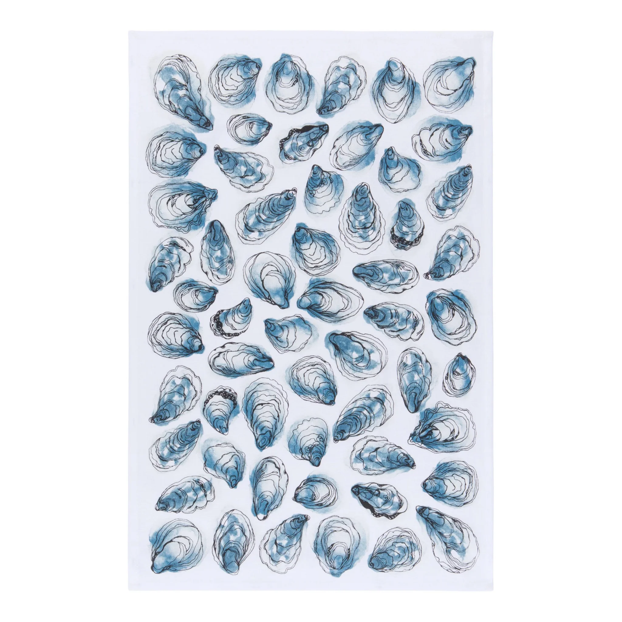 Oysters Printed Dishtowel