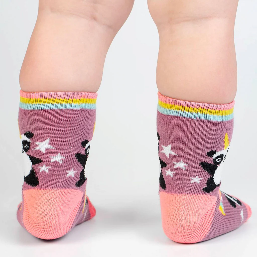 Pandacorn Toddler Crew Socks - Image 2