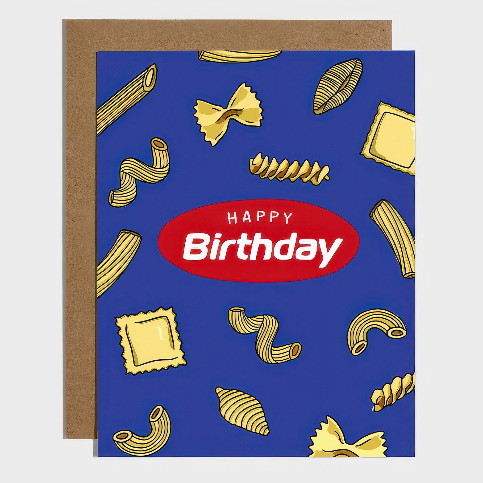Pasta Birthday Card