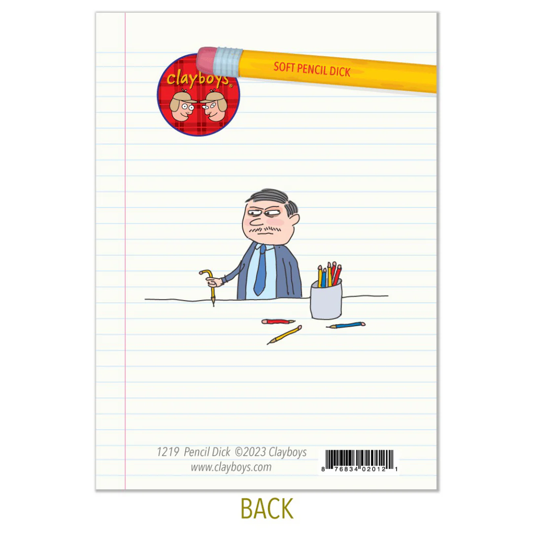 Pencil Dick Birthday Card - Image 3