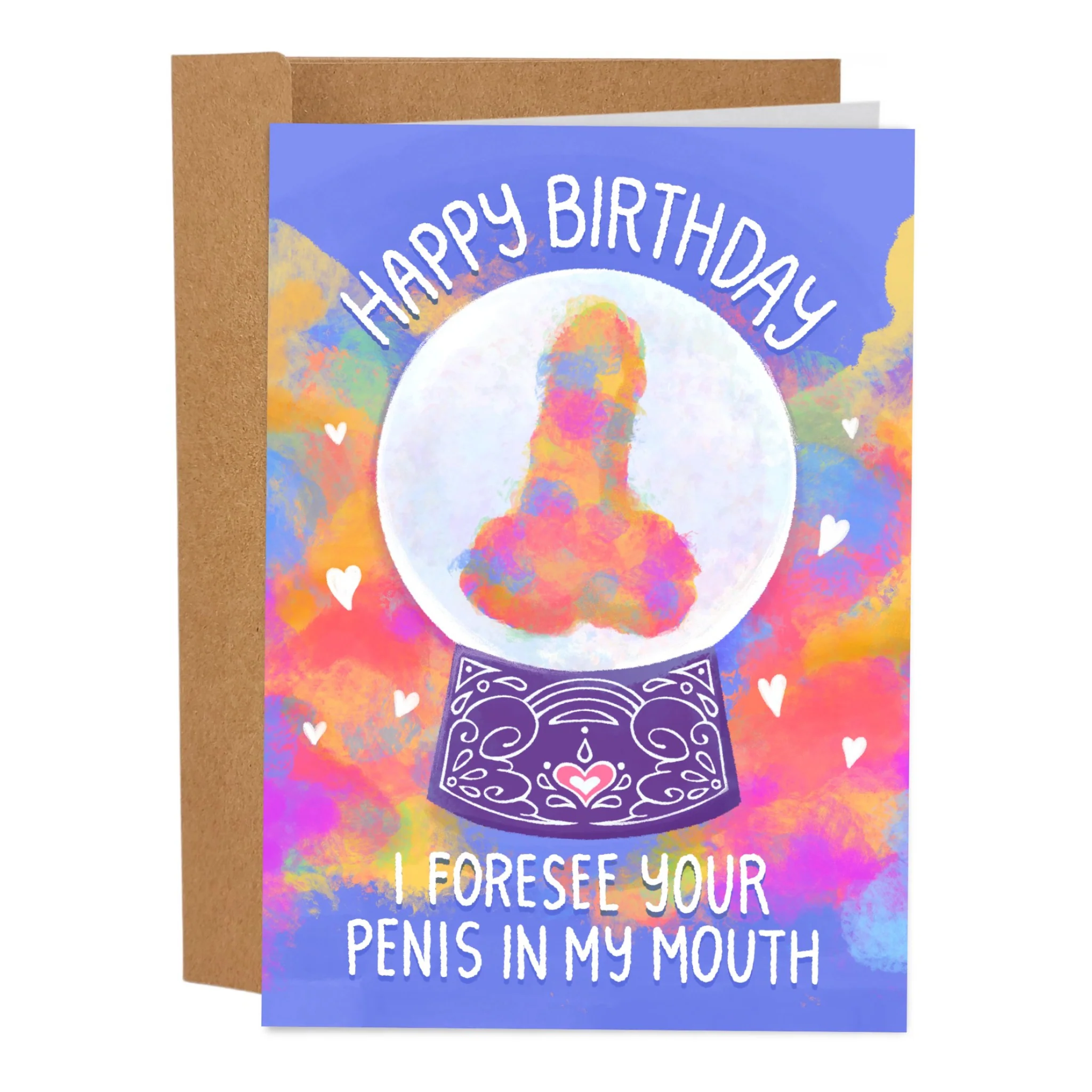 Penis In My Mouth Birthday Card