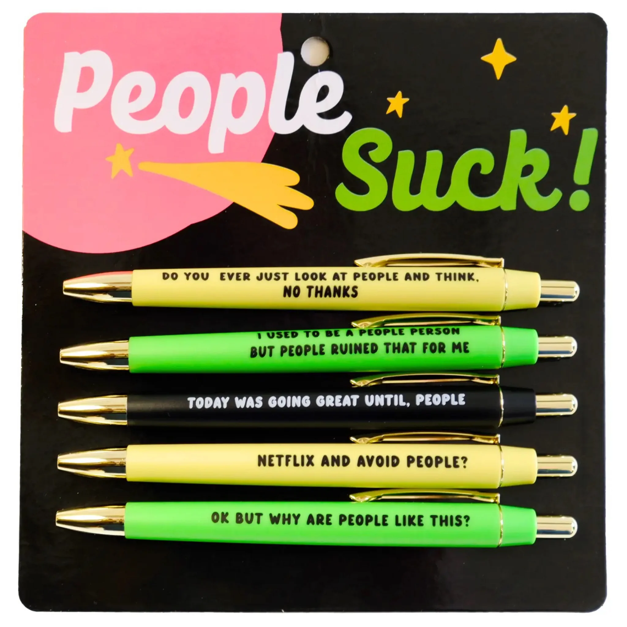 People Suck Pen Set