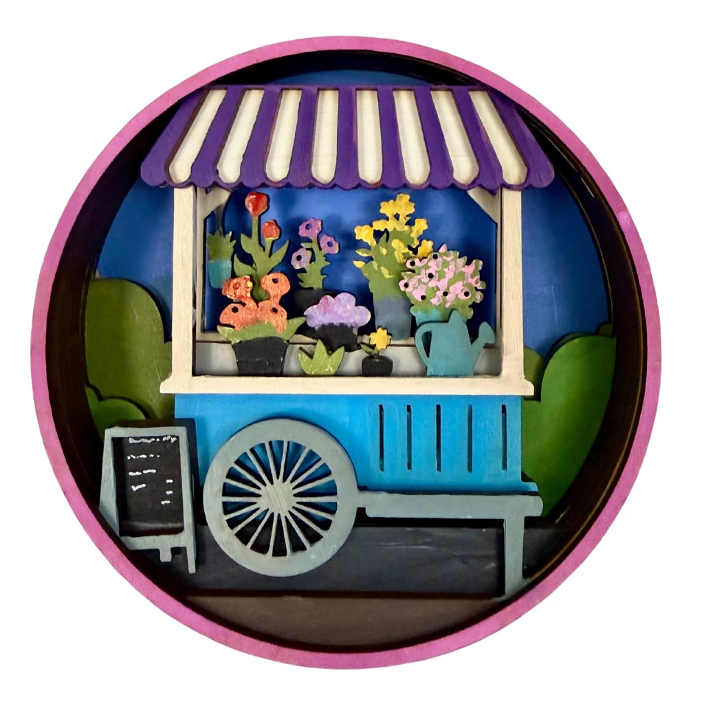 Petal Pop-Up Shadow Box Kit