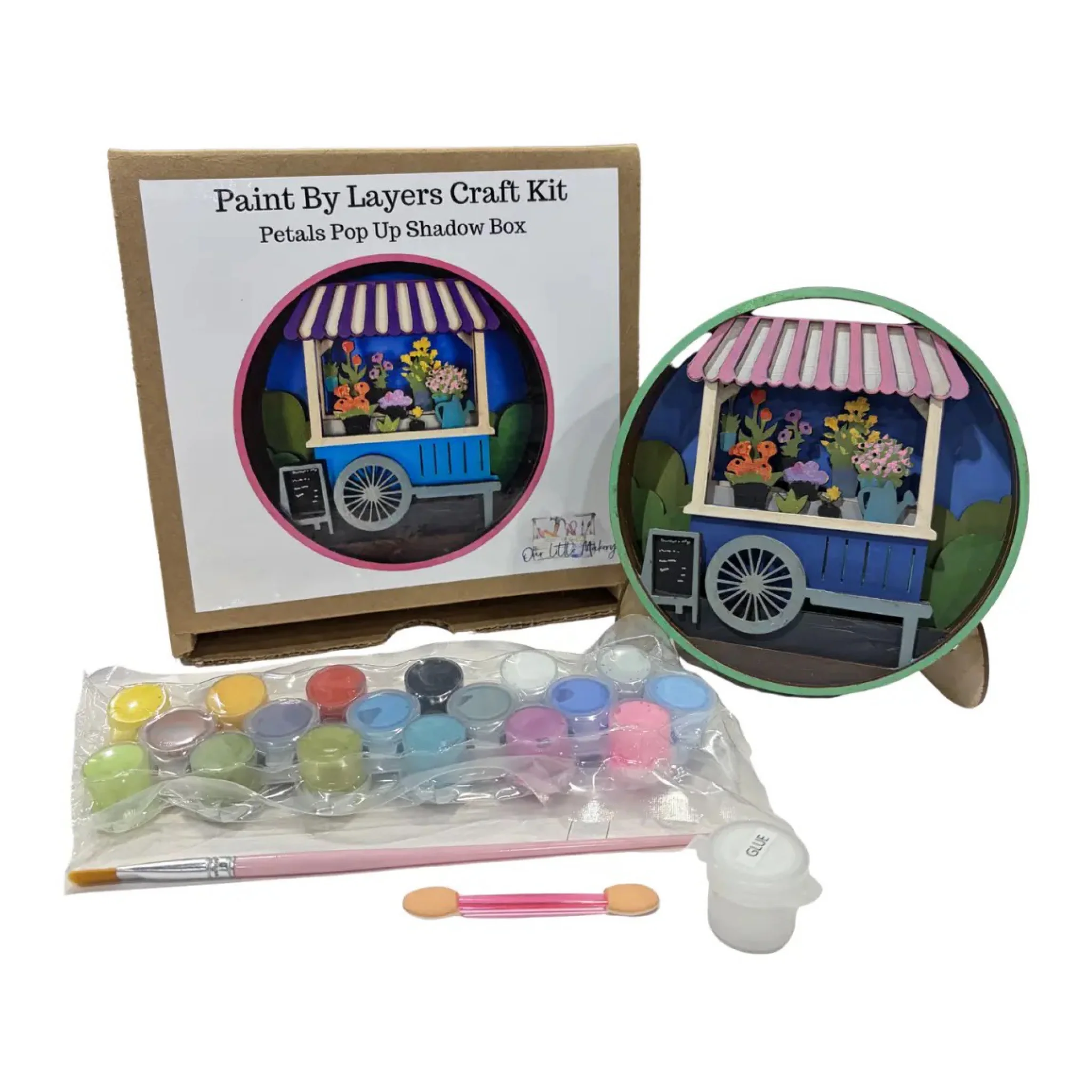 Petal Pop-Up Shadow Box Kit - Image 2