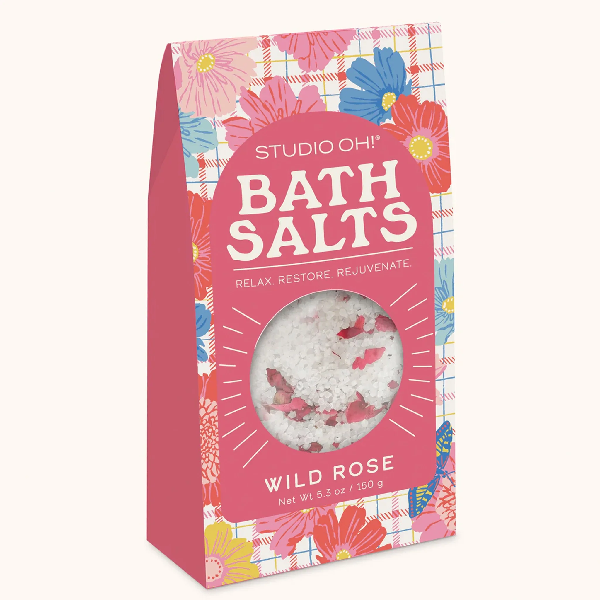 Plaid Blossoms Scented Bath Salts