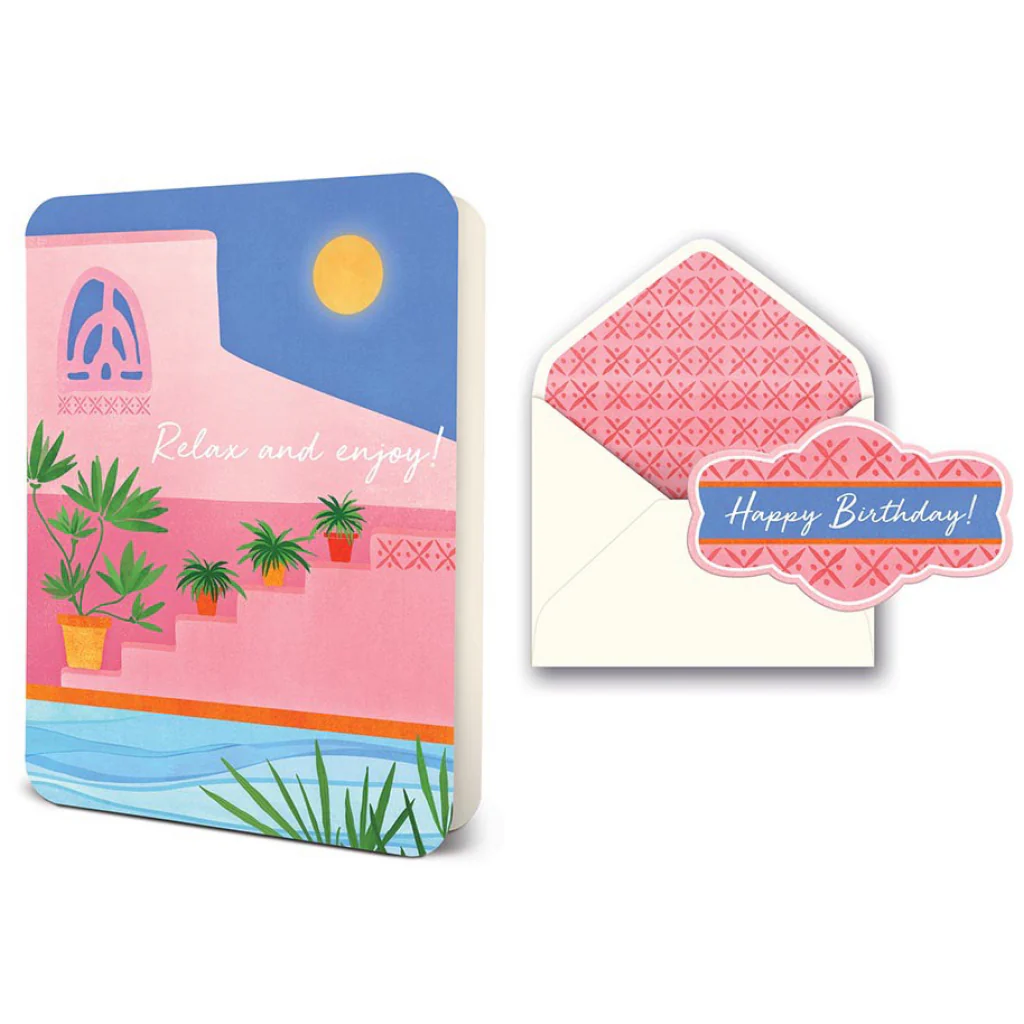 Poolside Birthday Card