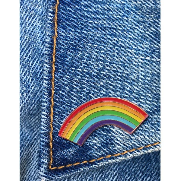 Rainbow Arc Enamel Pin - Image 2