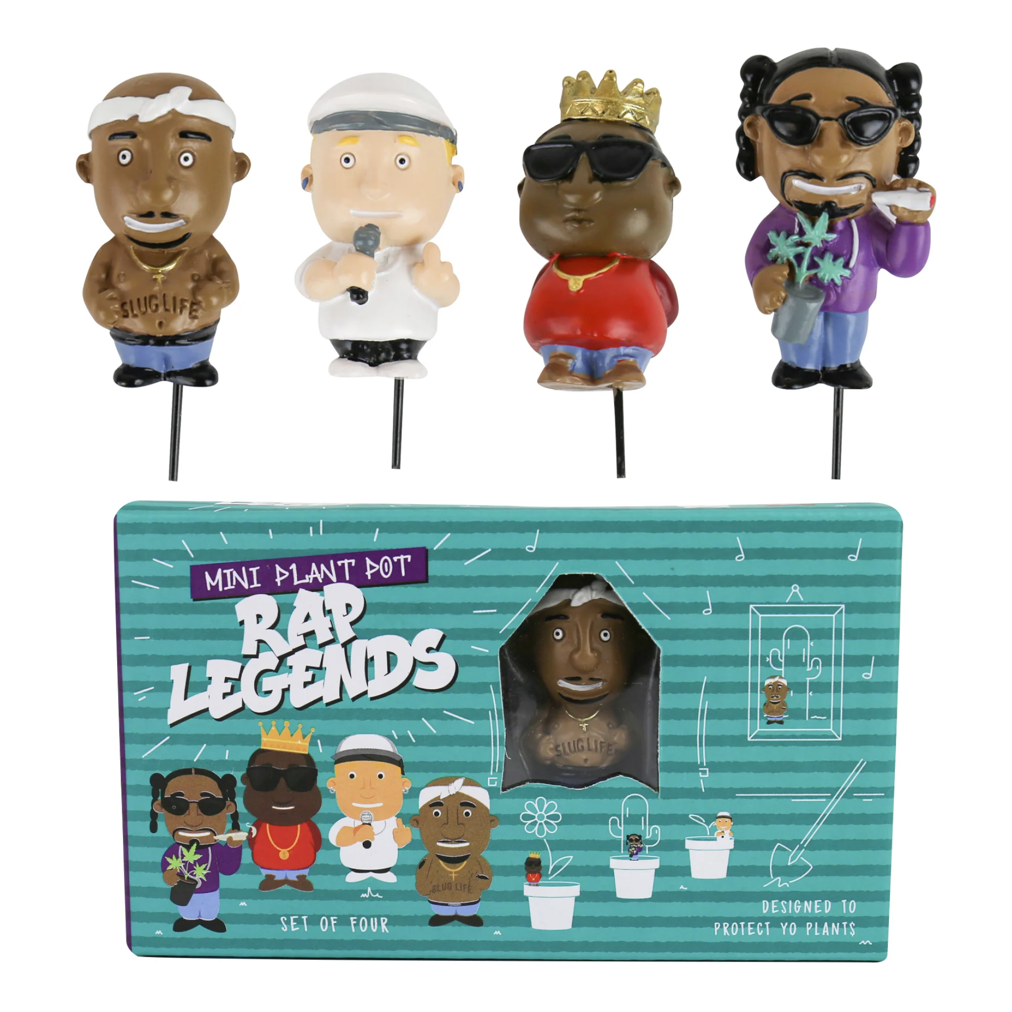 Rap Legends Plant Markers