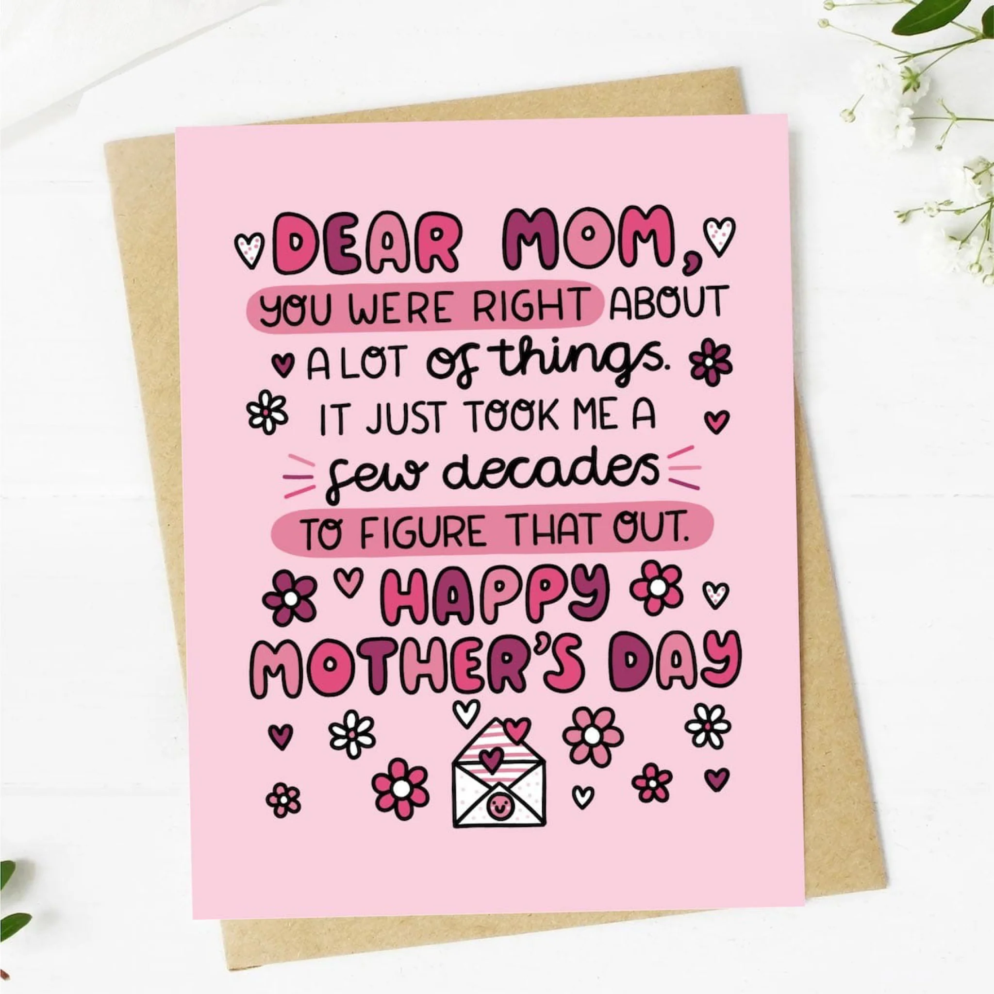 Right About A Lot Of Things Mother’s Day Card
