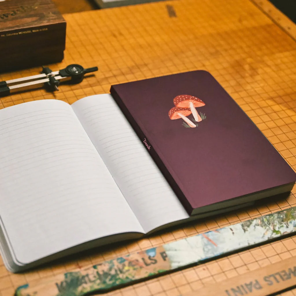Royal Mushrooms Layflat Notebook - Image 2