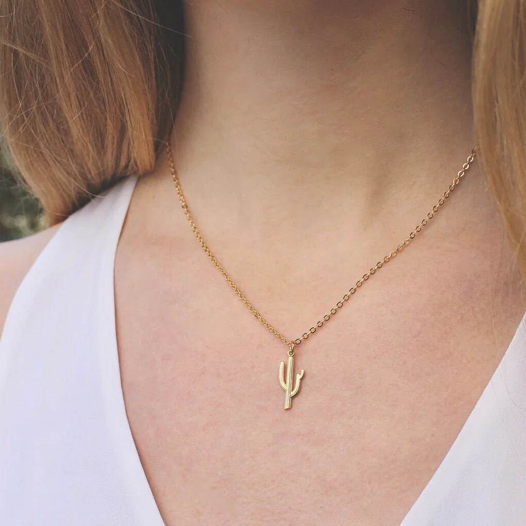 Saguaro Cactus Necklace - Image 2
