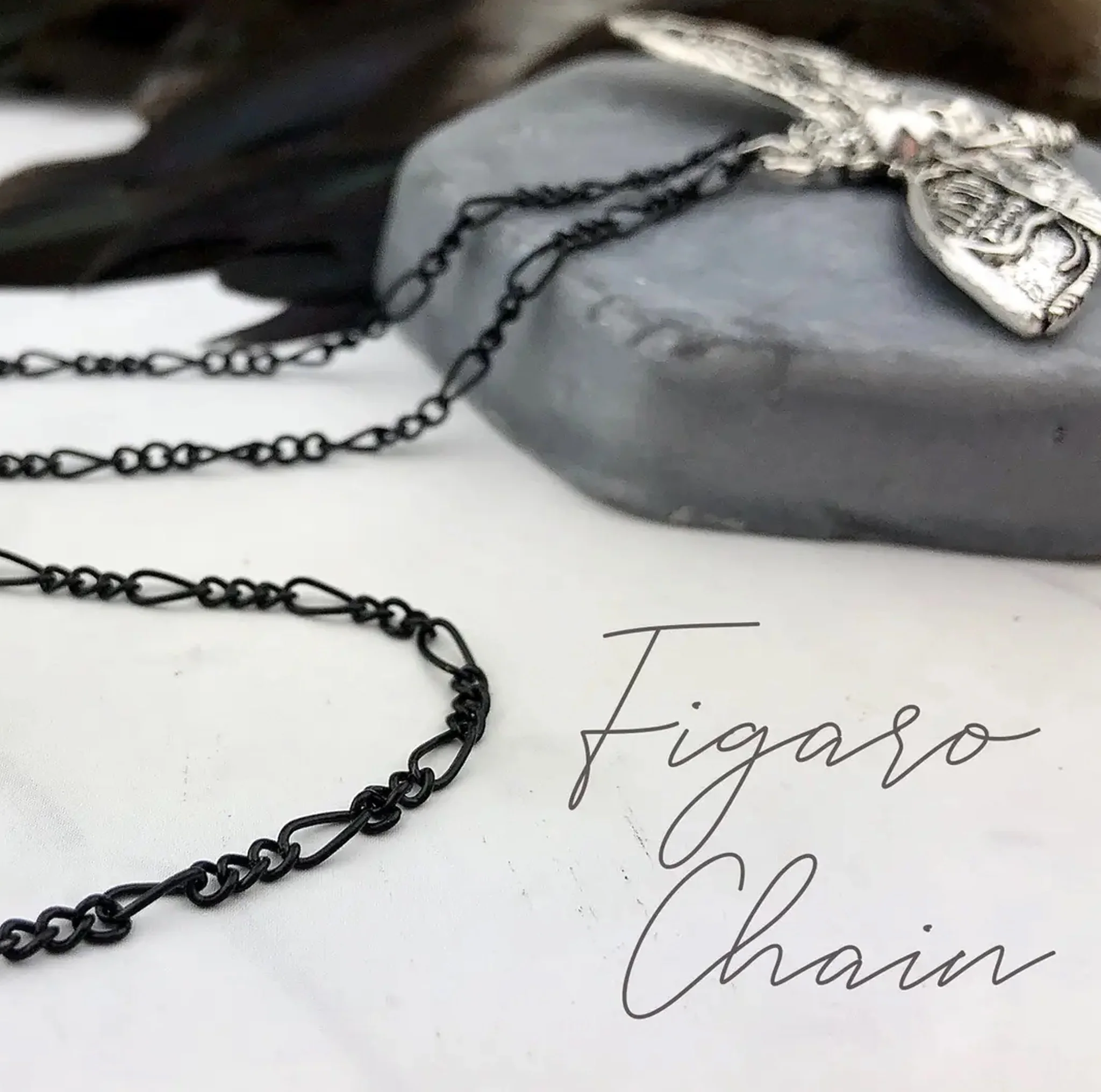 Silver Death Head Moth Necklace - Image 2