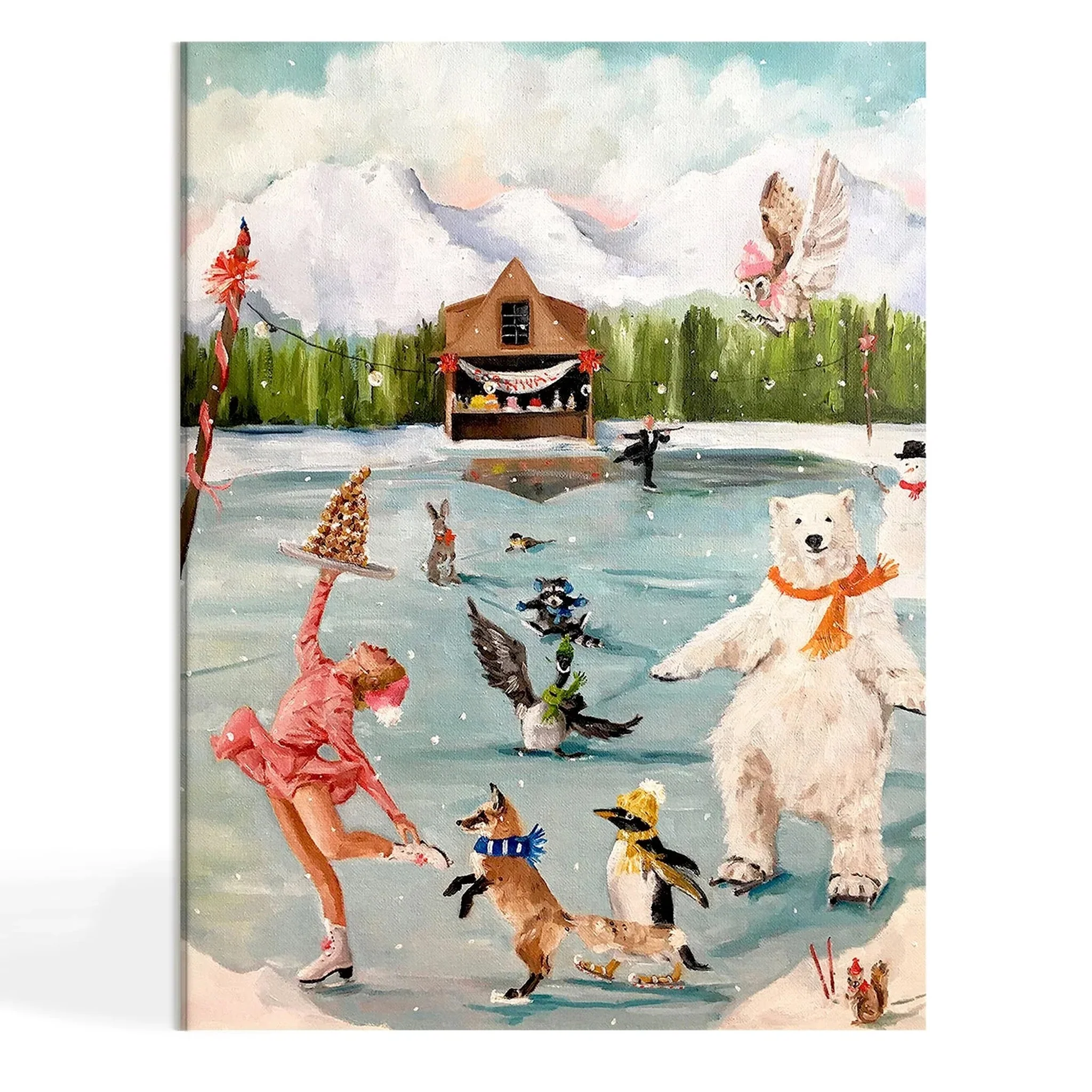 Skating Day Boxed Holiday Cards