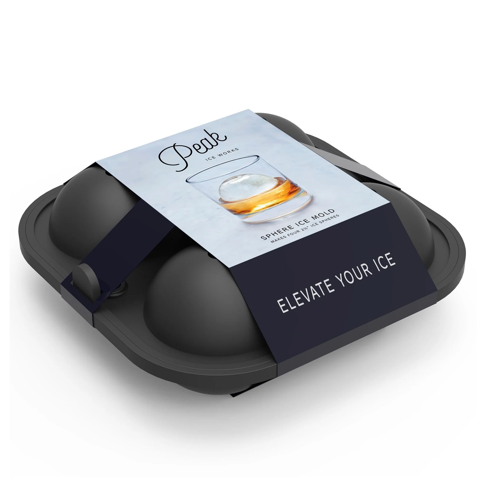 Sphere Ice Tray Charcoal