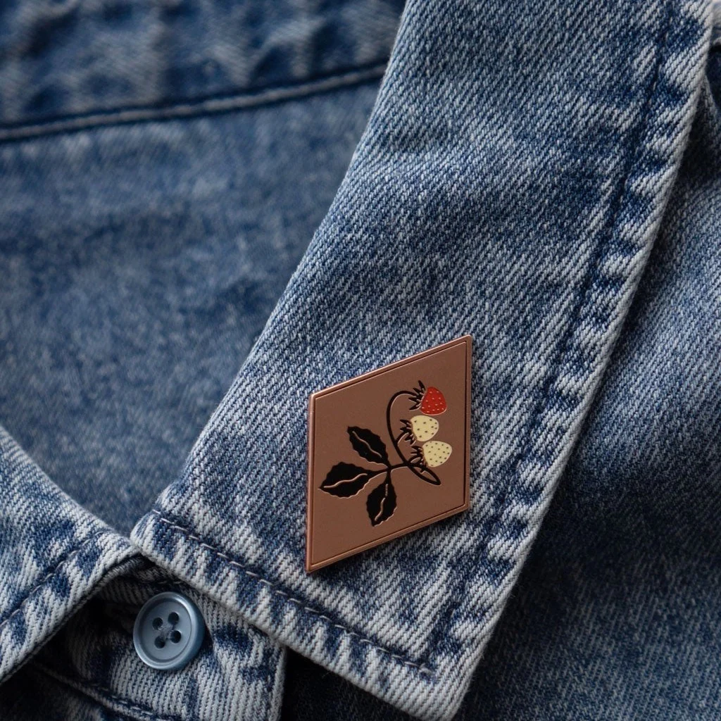 Strawberry Plant Pin - Image 2