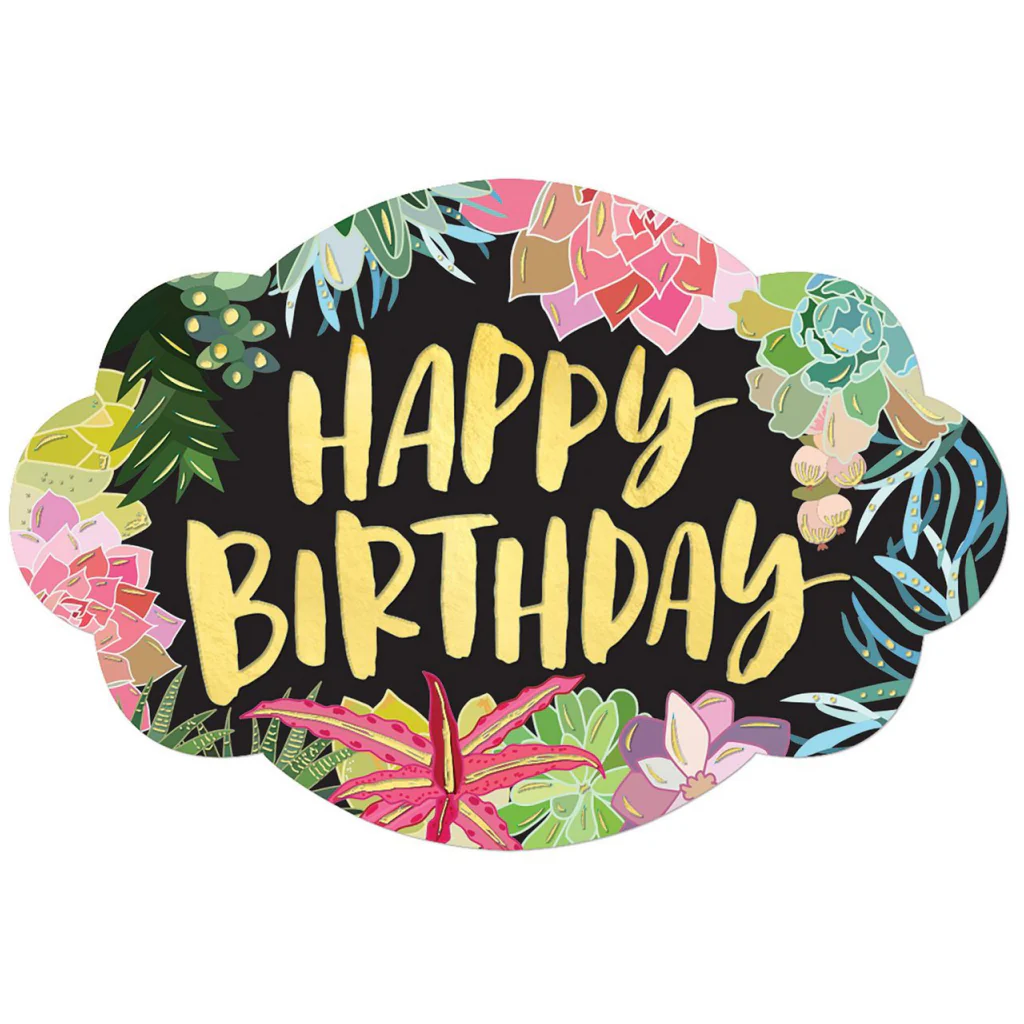 Succulents Best Mom Birthday Card - Image 2