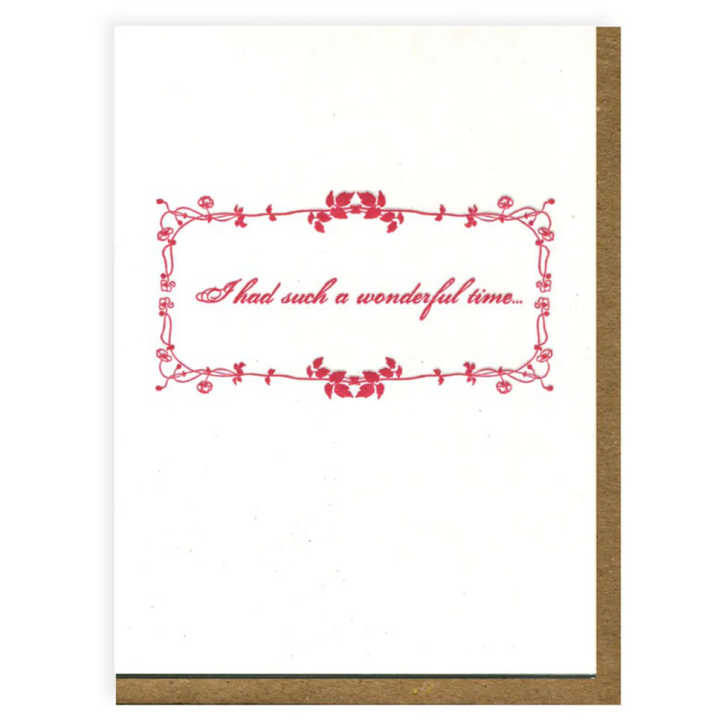 Such A Wonderful Time Card