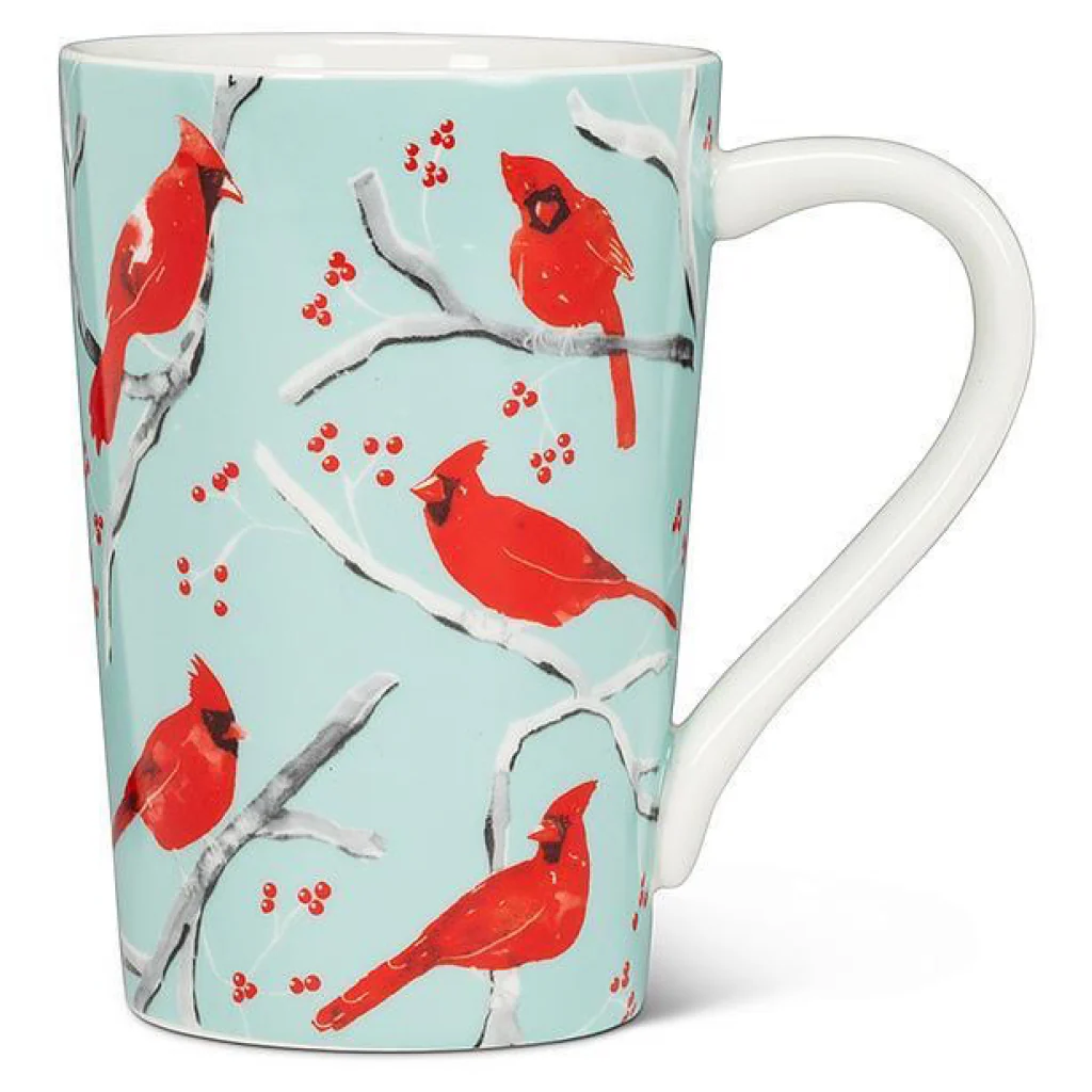 Tall Cardinal Mug