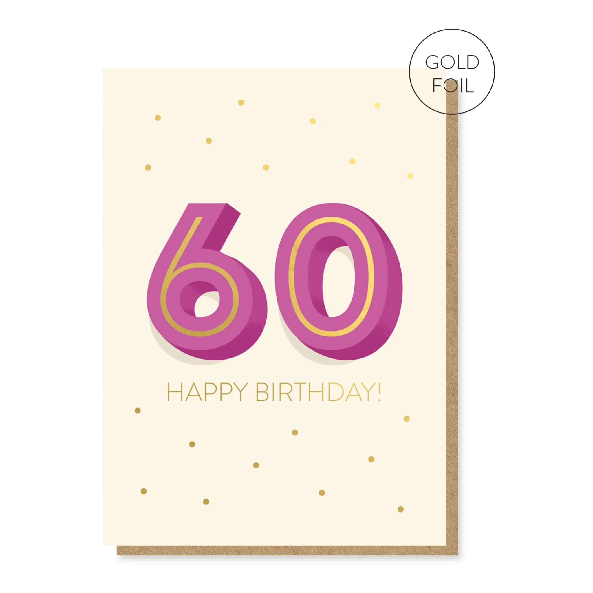 The Big 6-0 Birthday Card