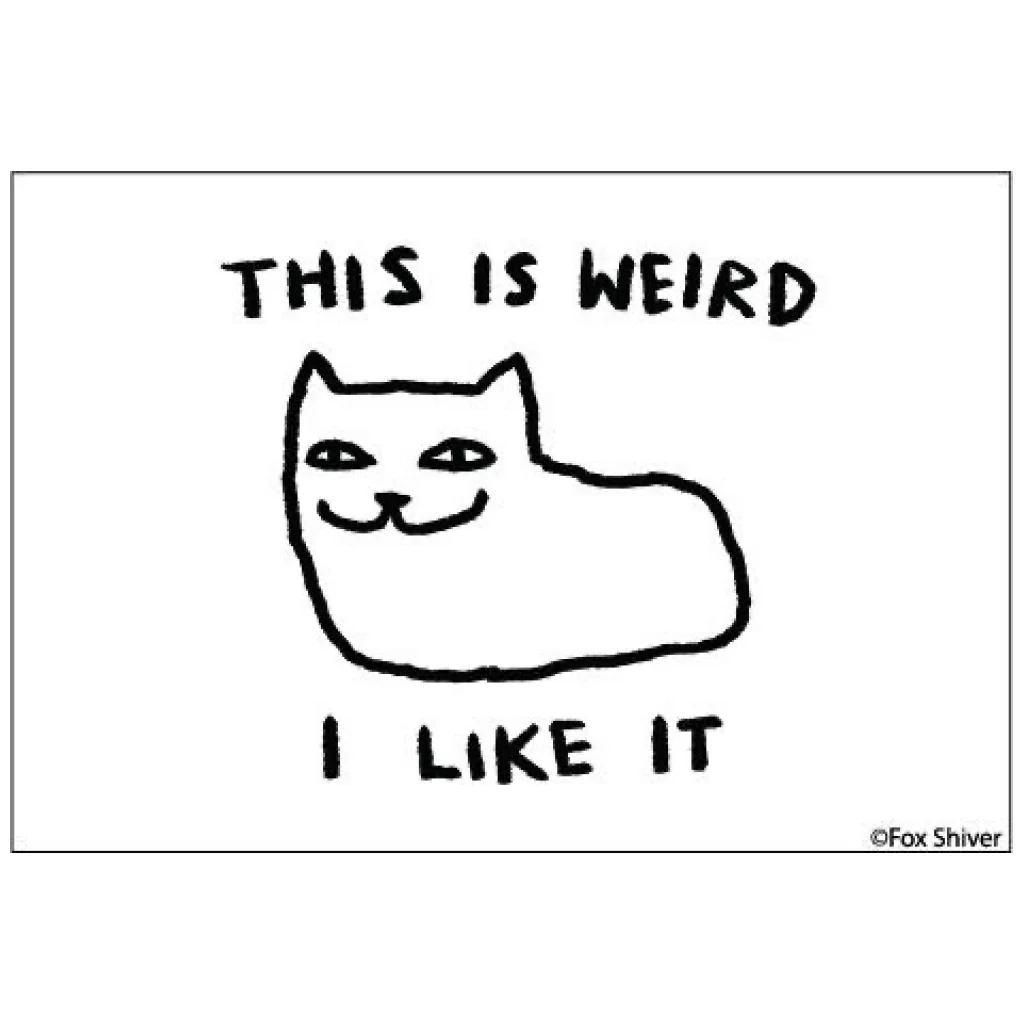 This Is Weird Cat Magnet