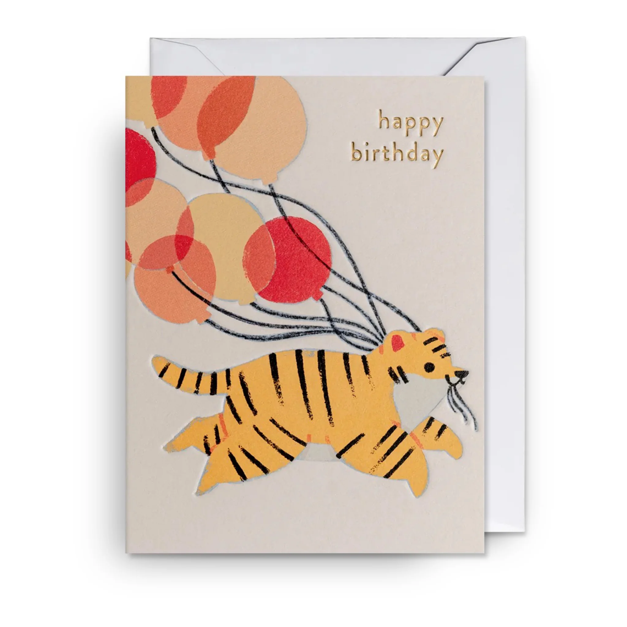 Tiger Mini Birthday Card