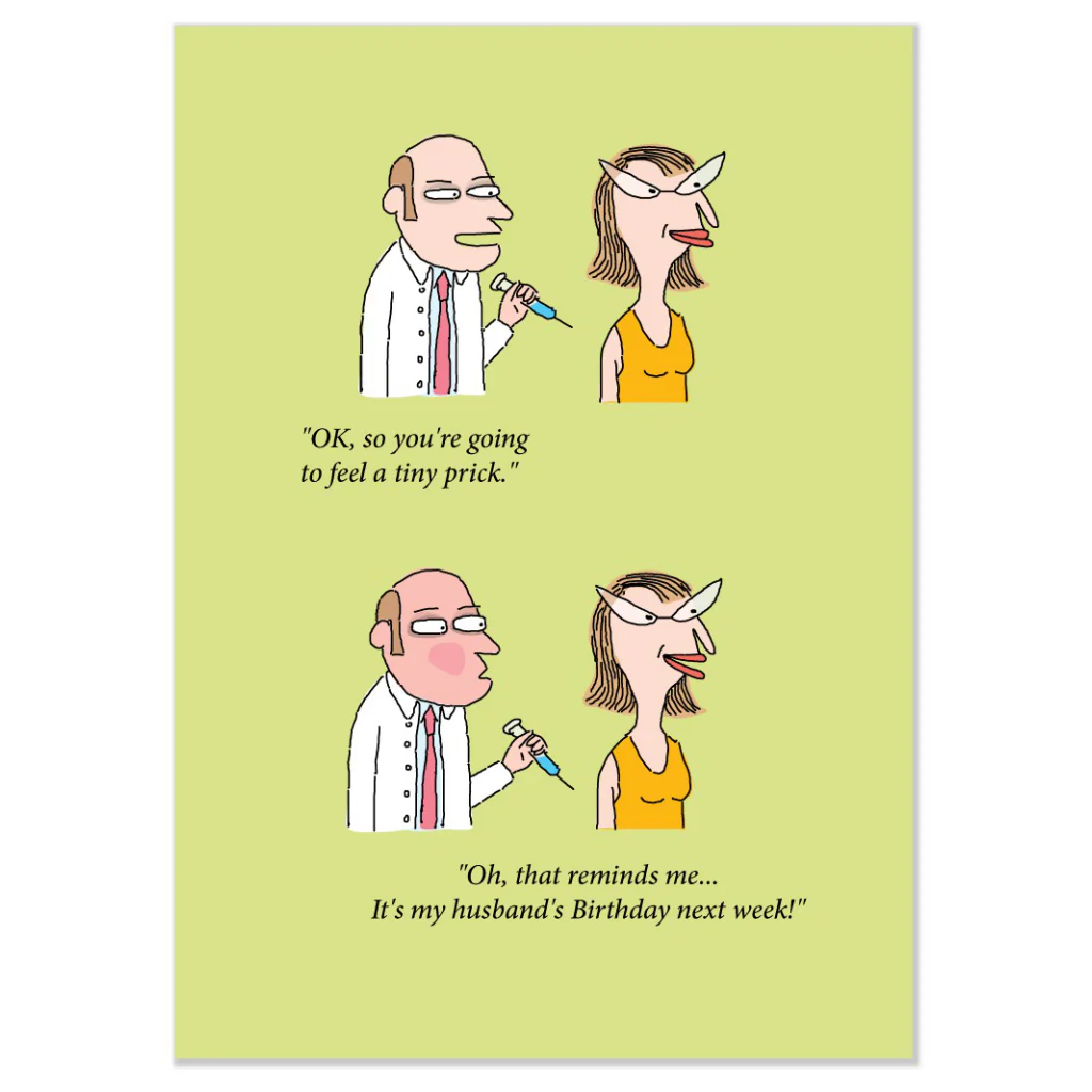 Tiny Prick Birthday Card
