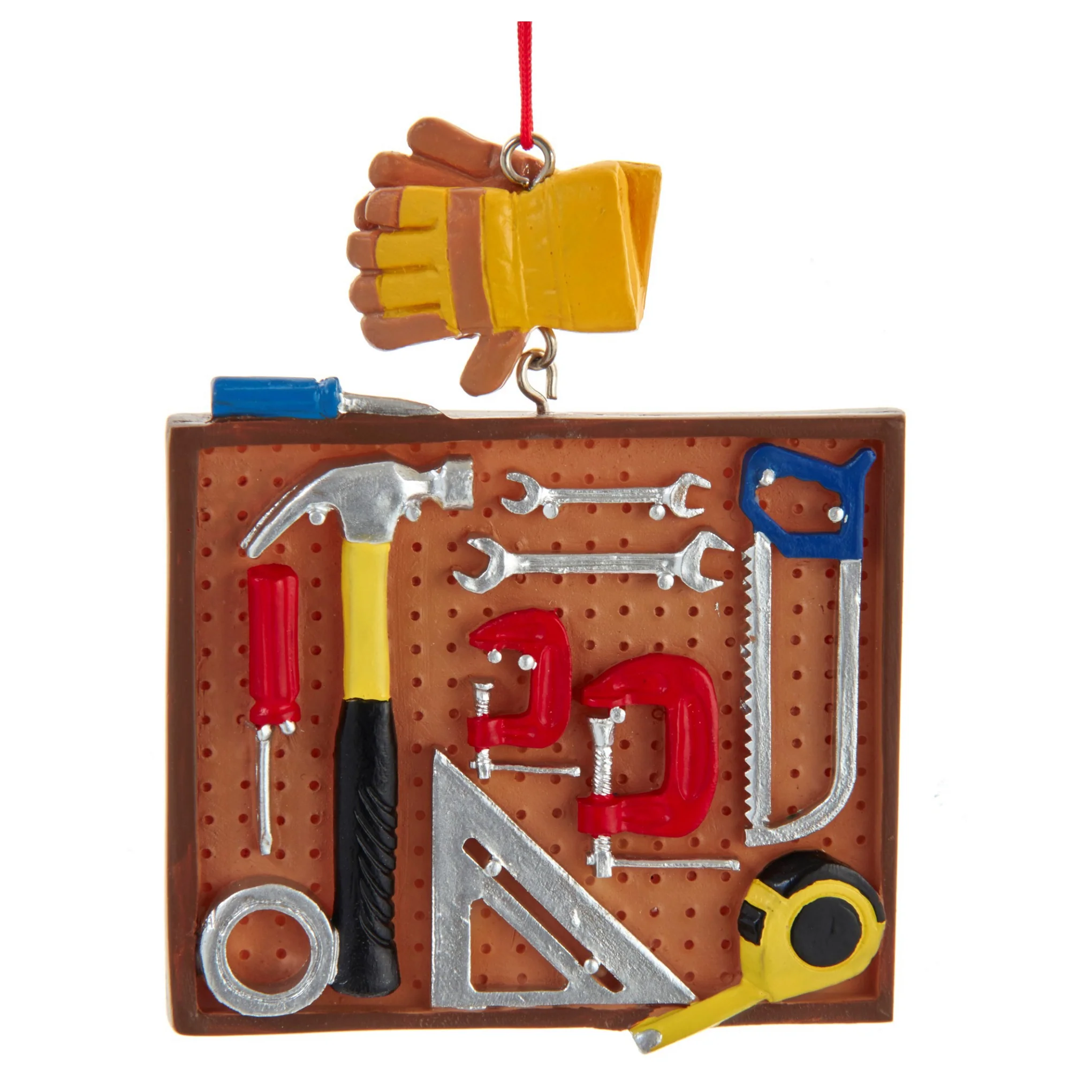 Tools on Pegboard Ornament