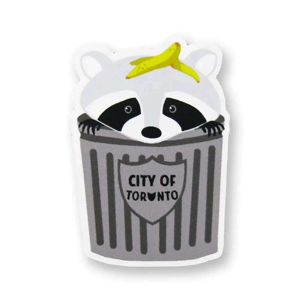 Trash Panda Raccoon Die-cut Sticker