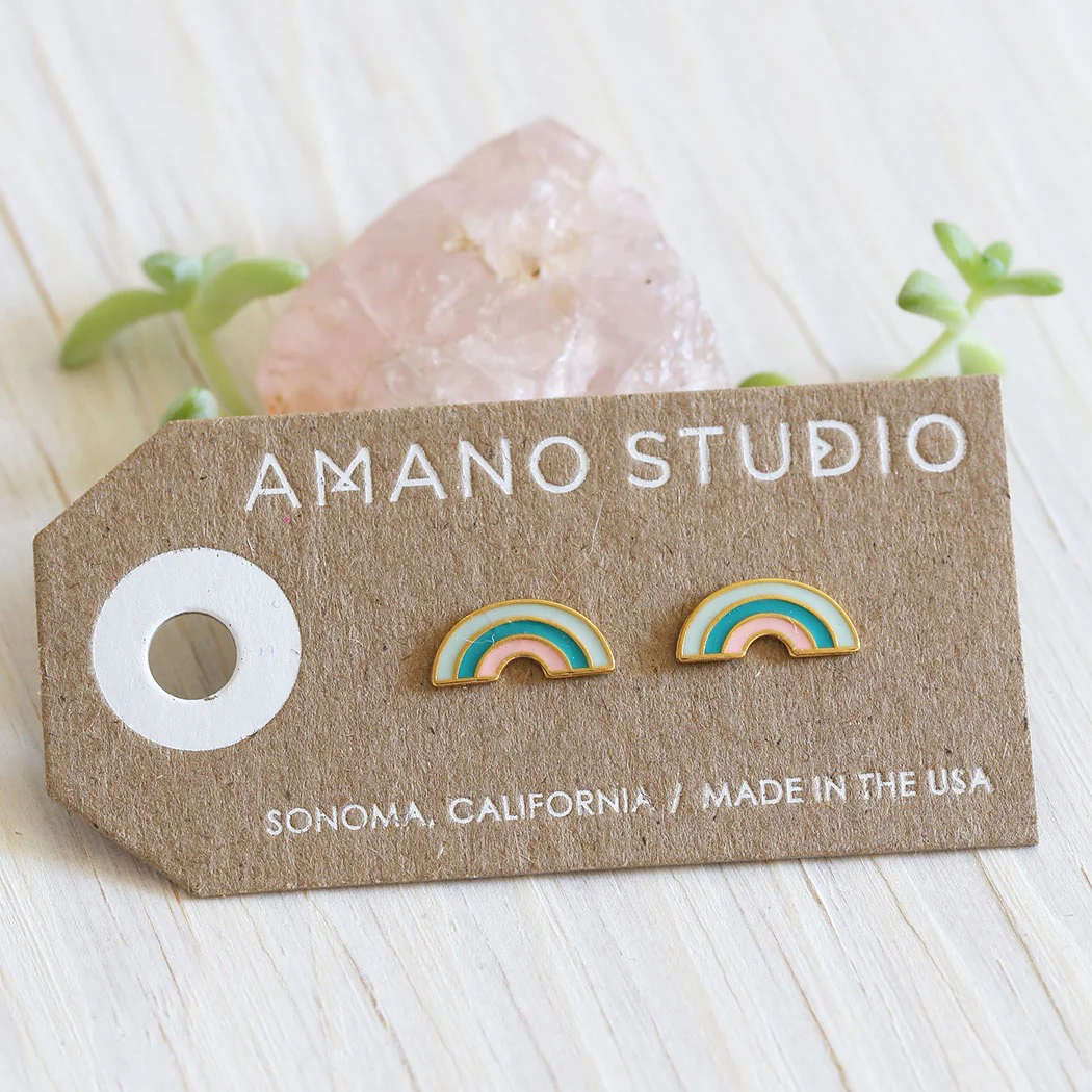 Tropical Rainbow Studs - Image 2