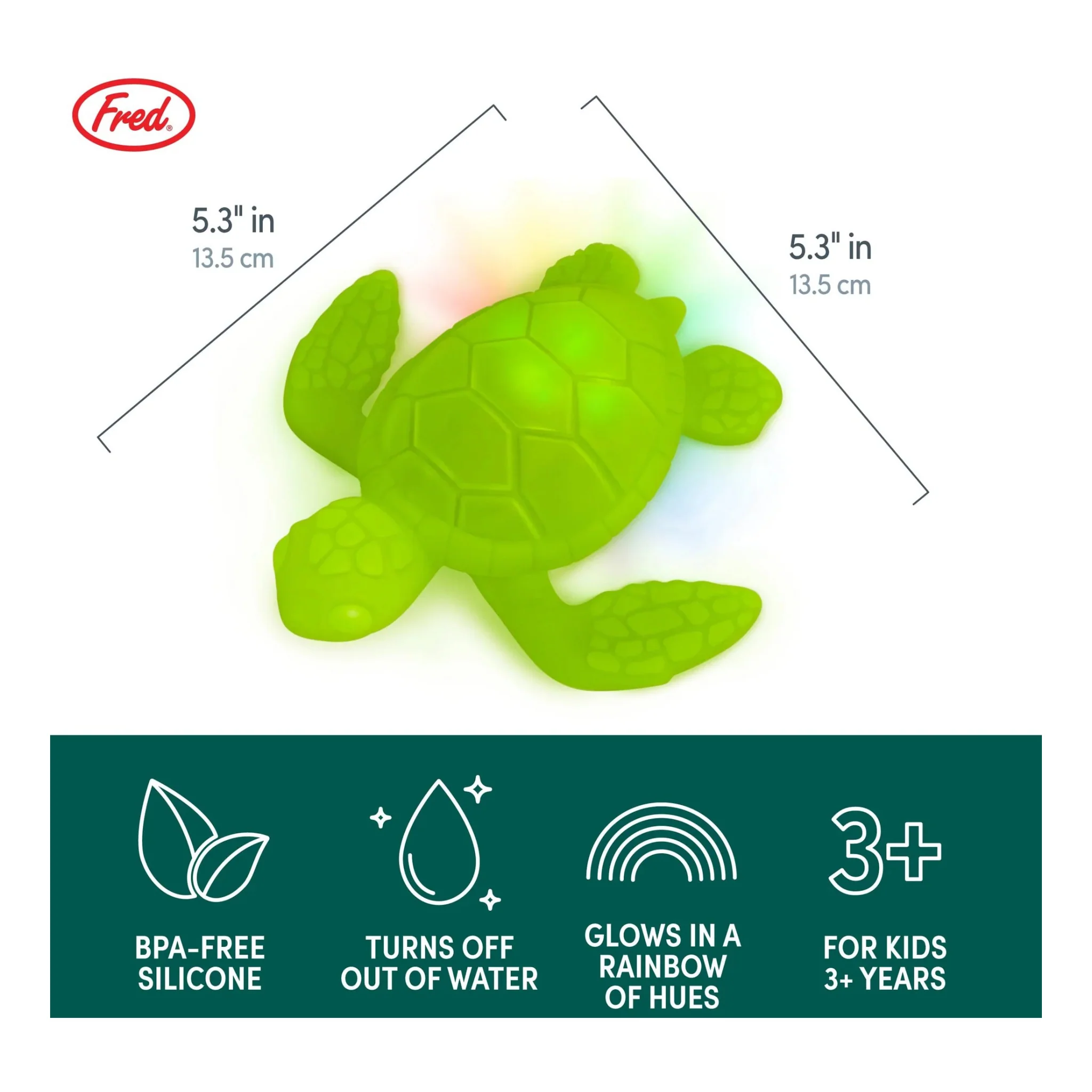 Tub Turtle Light Up Bath Toy - Image 3