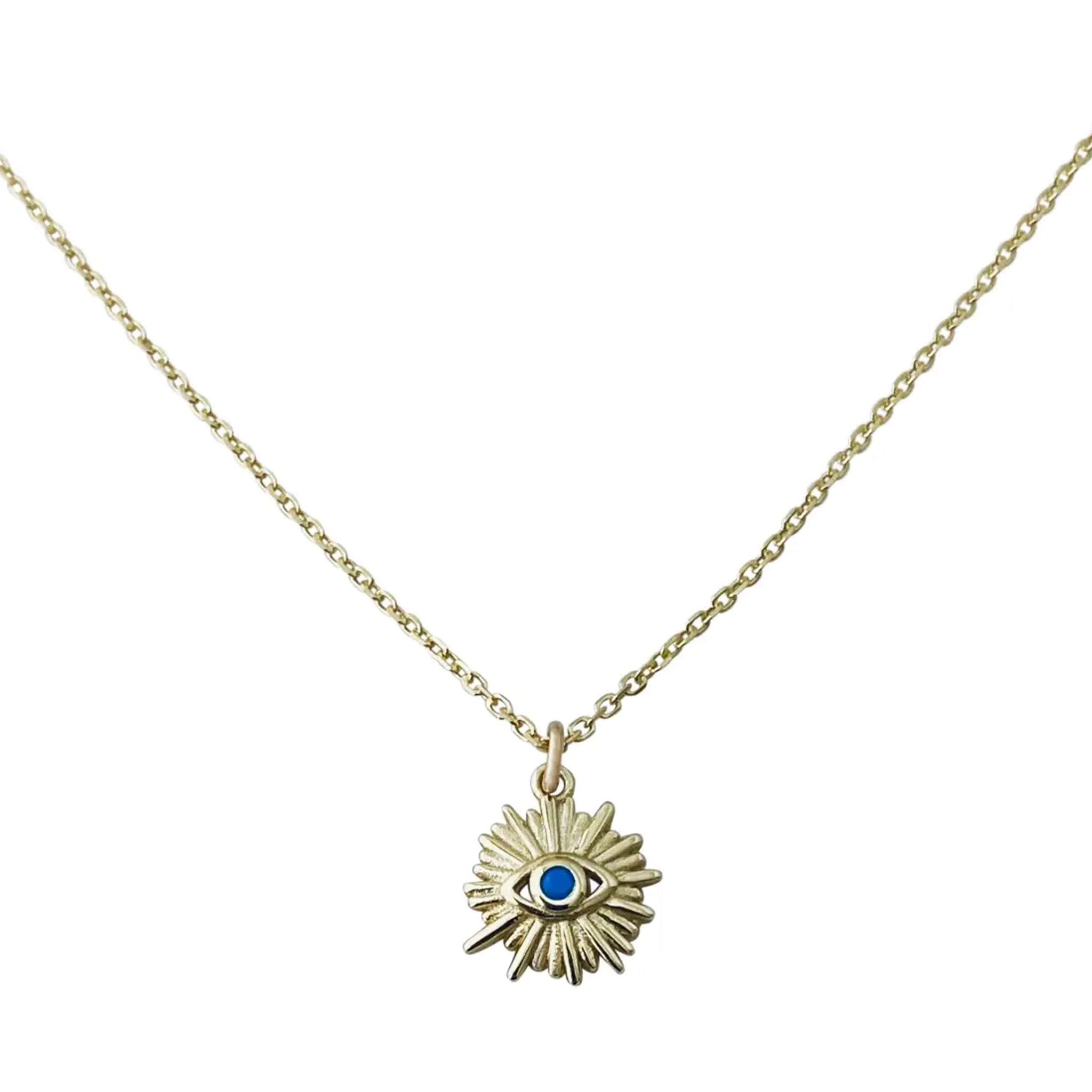Turquoise Evil Eye Necklace