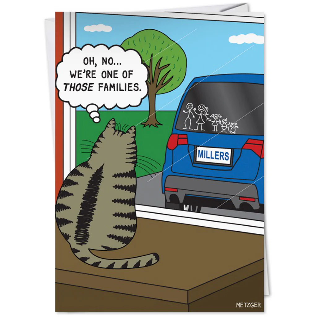 Vehicle Stickers of Family Card