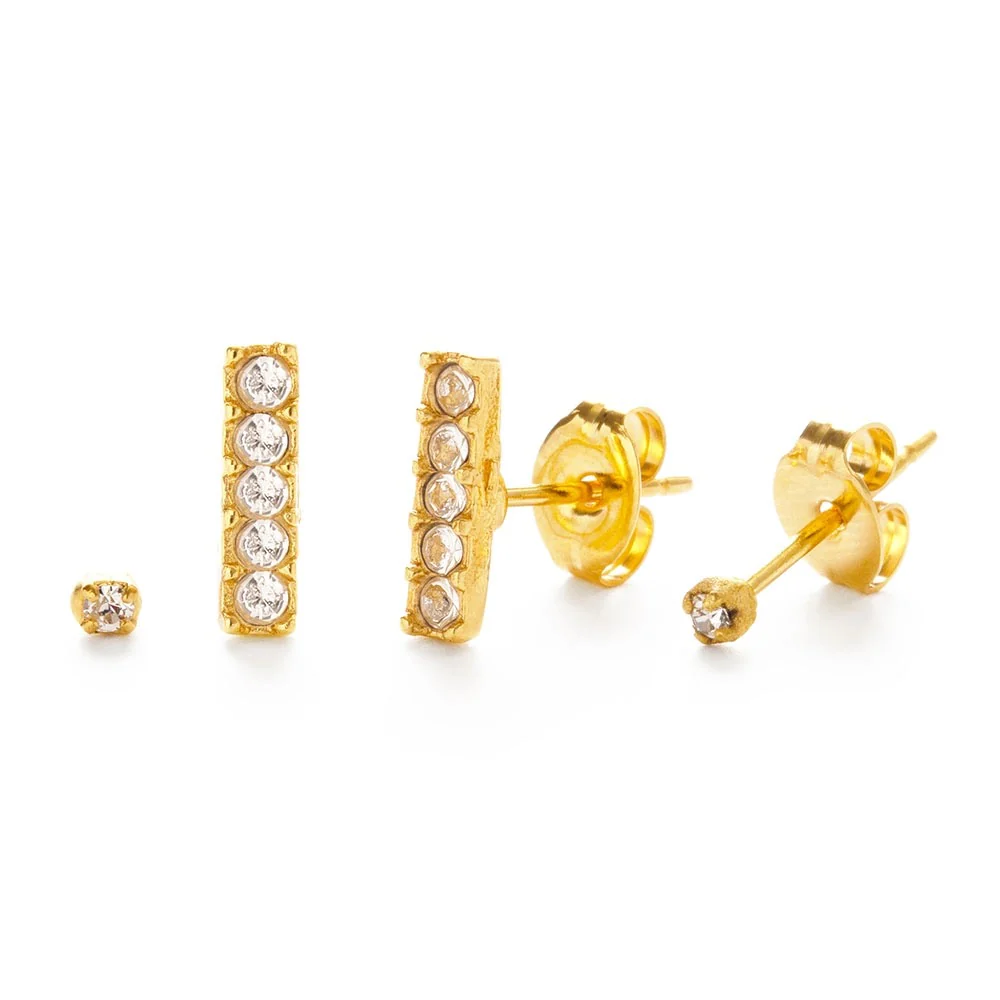 Victorian Stud Earring Combo