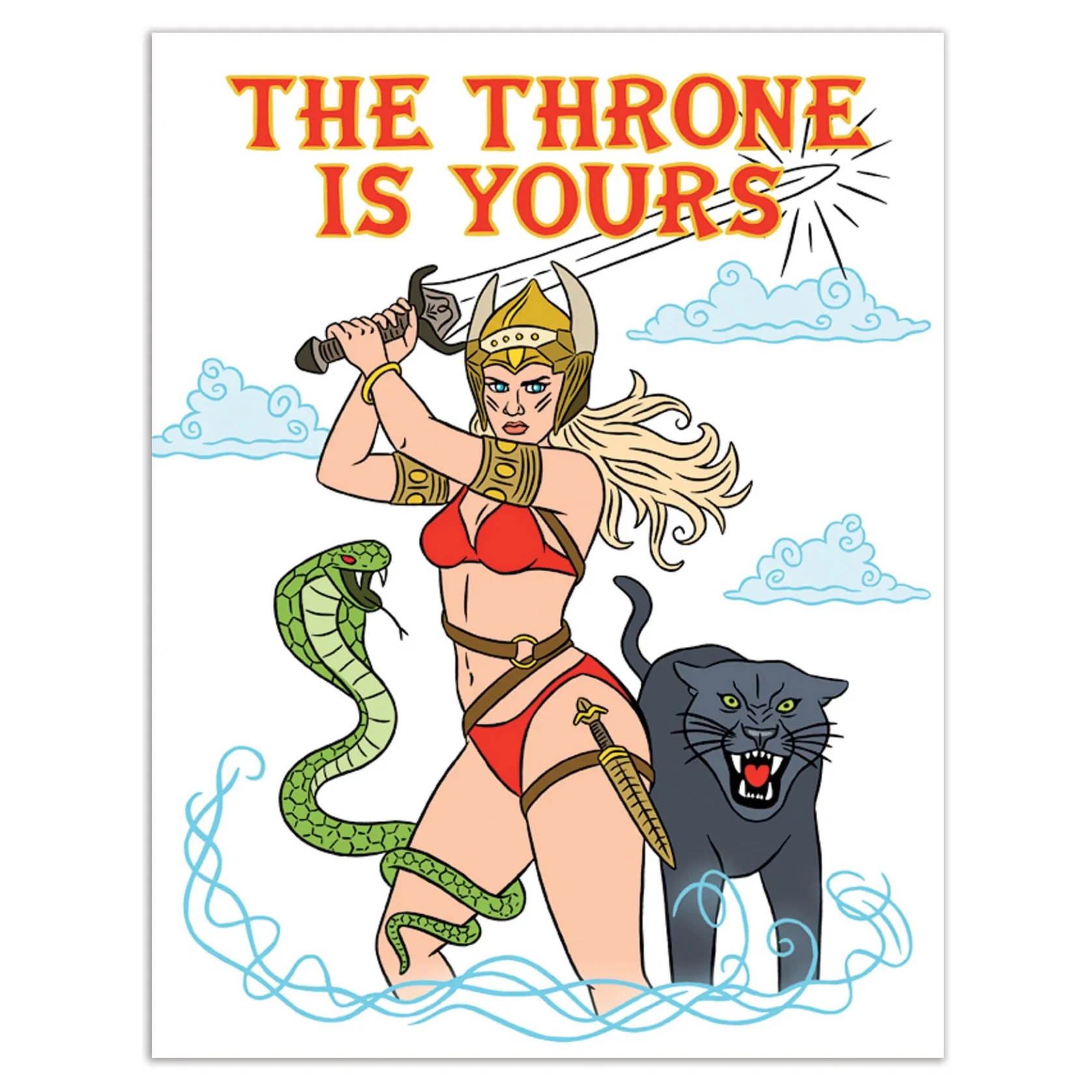 Warrior Princess The Throne is Yours Card