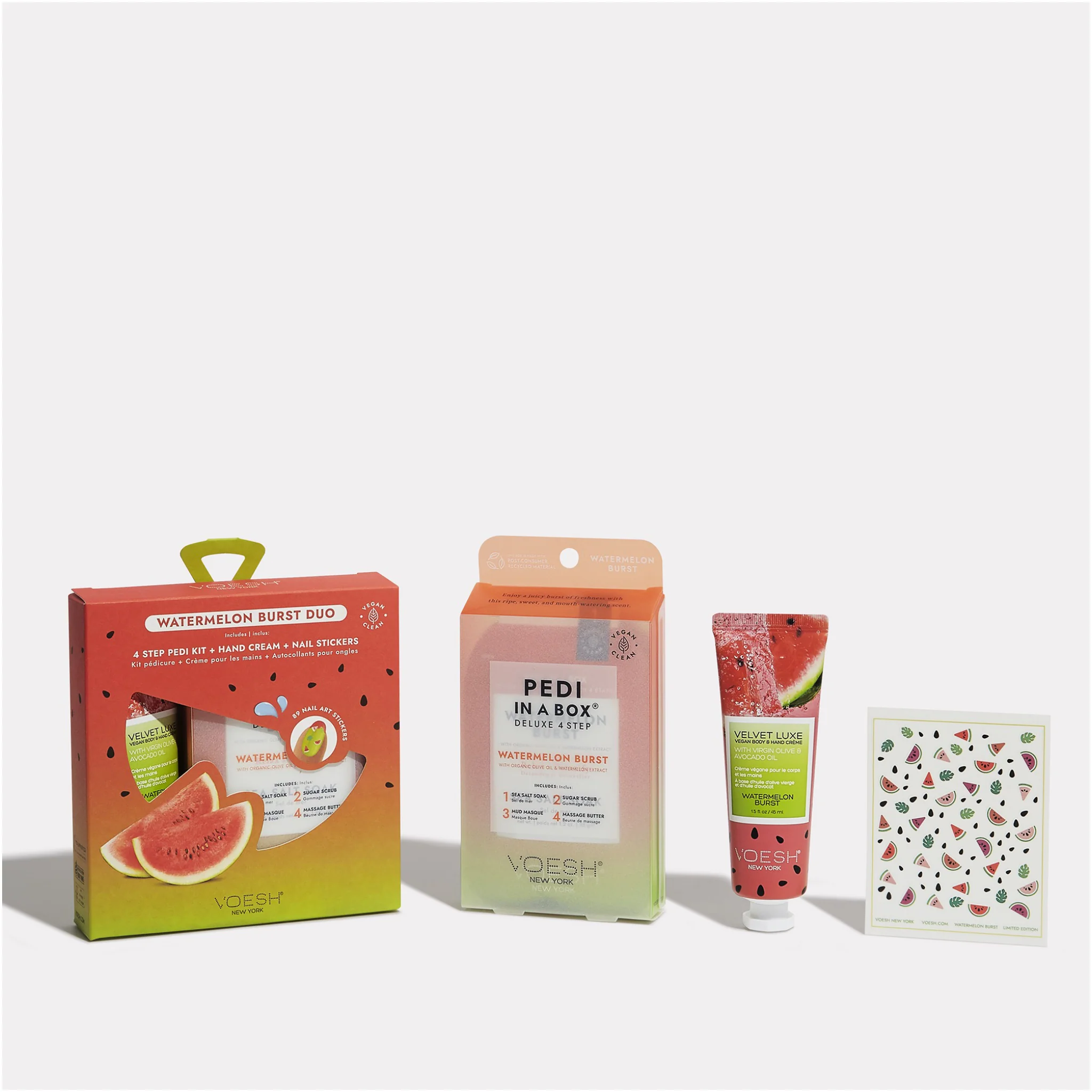 Watermelon Duo With Nail Stickers