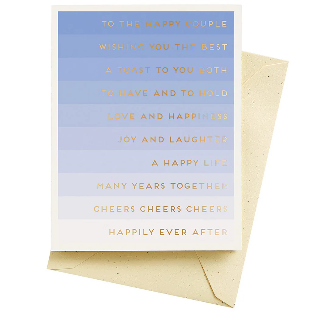 Wedding Stripes Card
