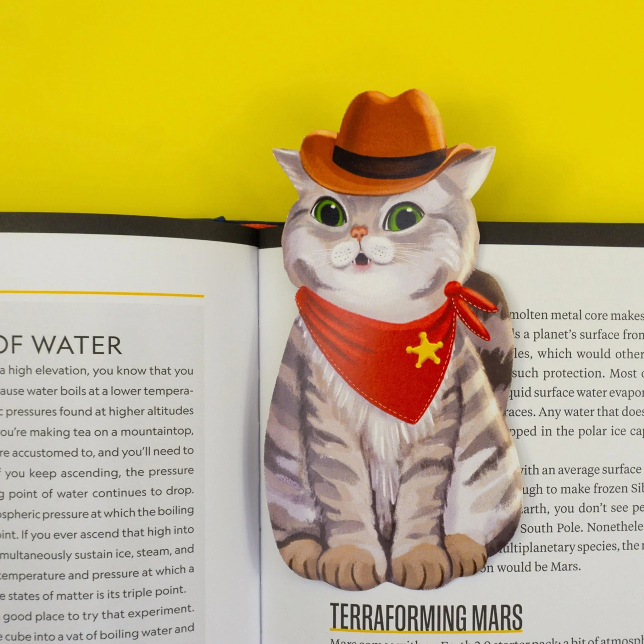 Western Cat Die-Cut Bookmark - Image 3