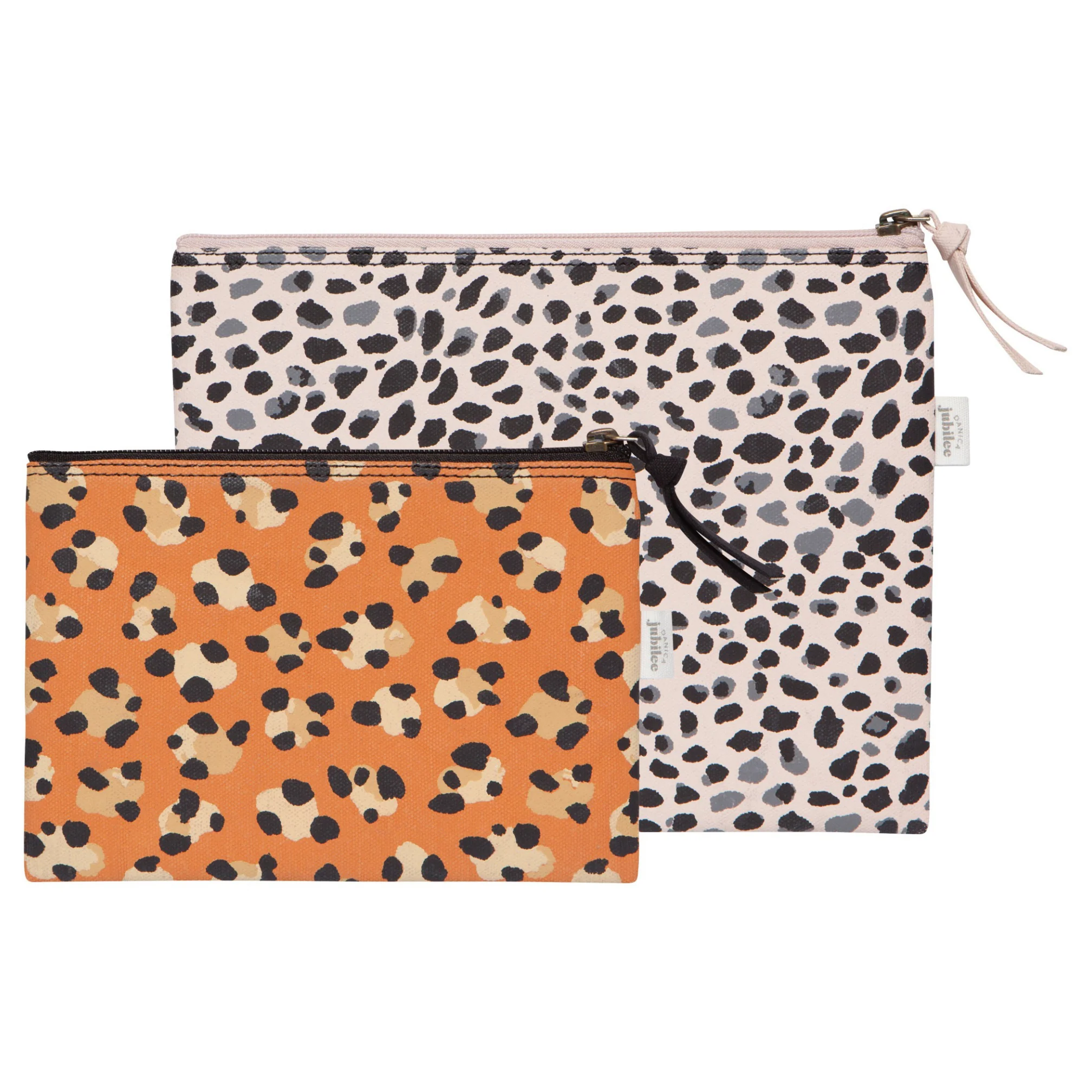 Wild Heart Zipper Pouches Set of 2