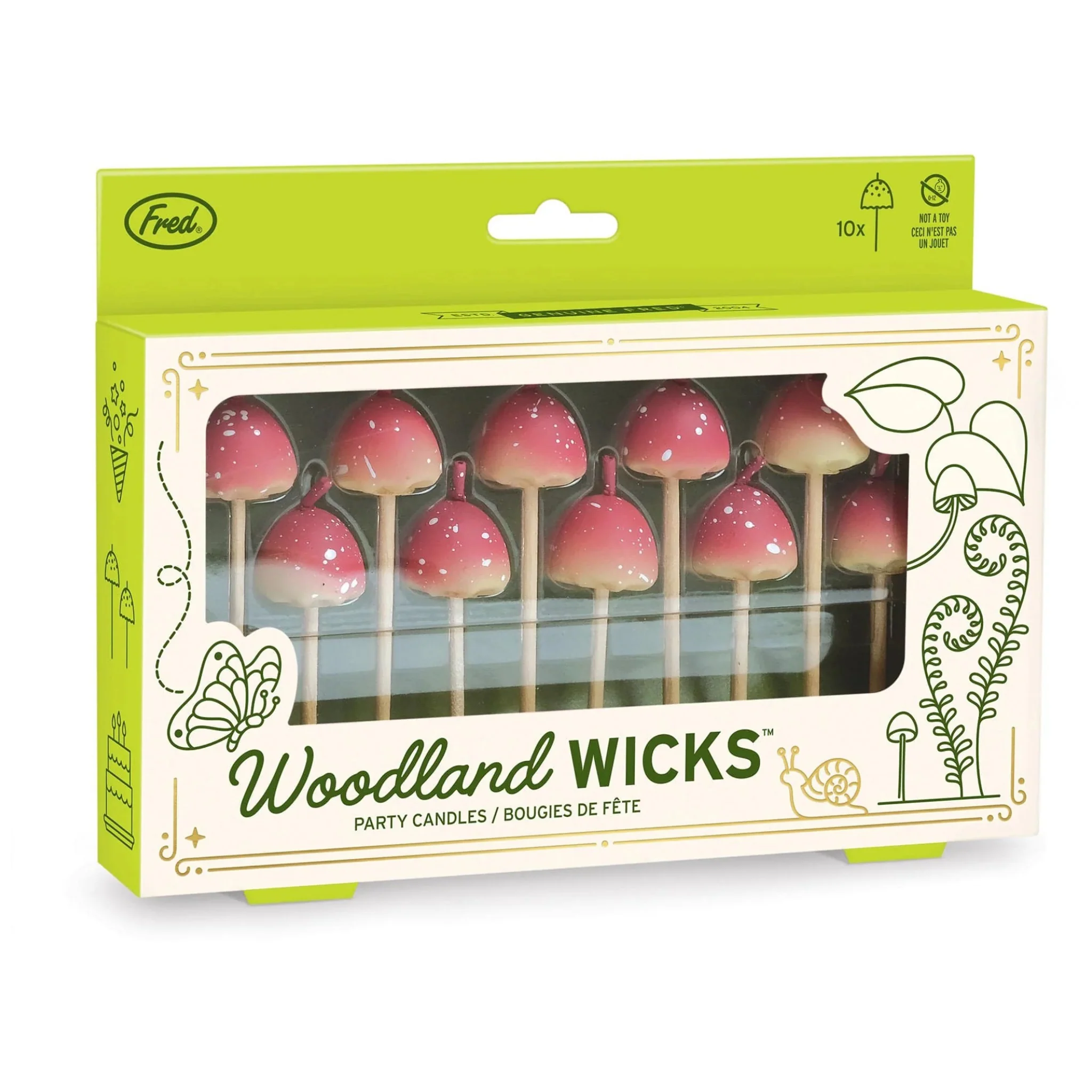 Woodland Wicks Mushroom Birthday Candles - Image 5